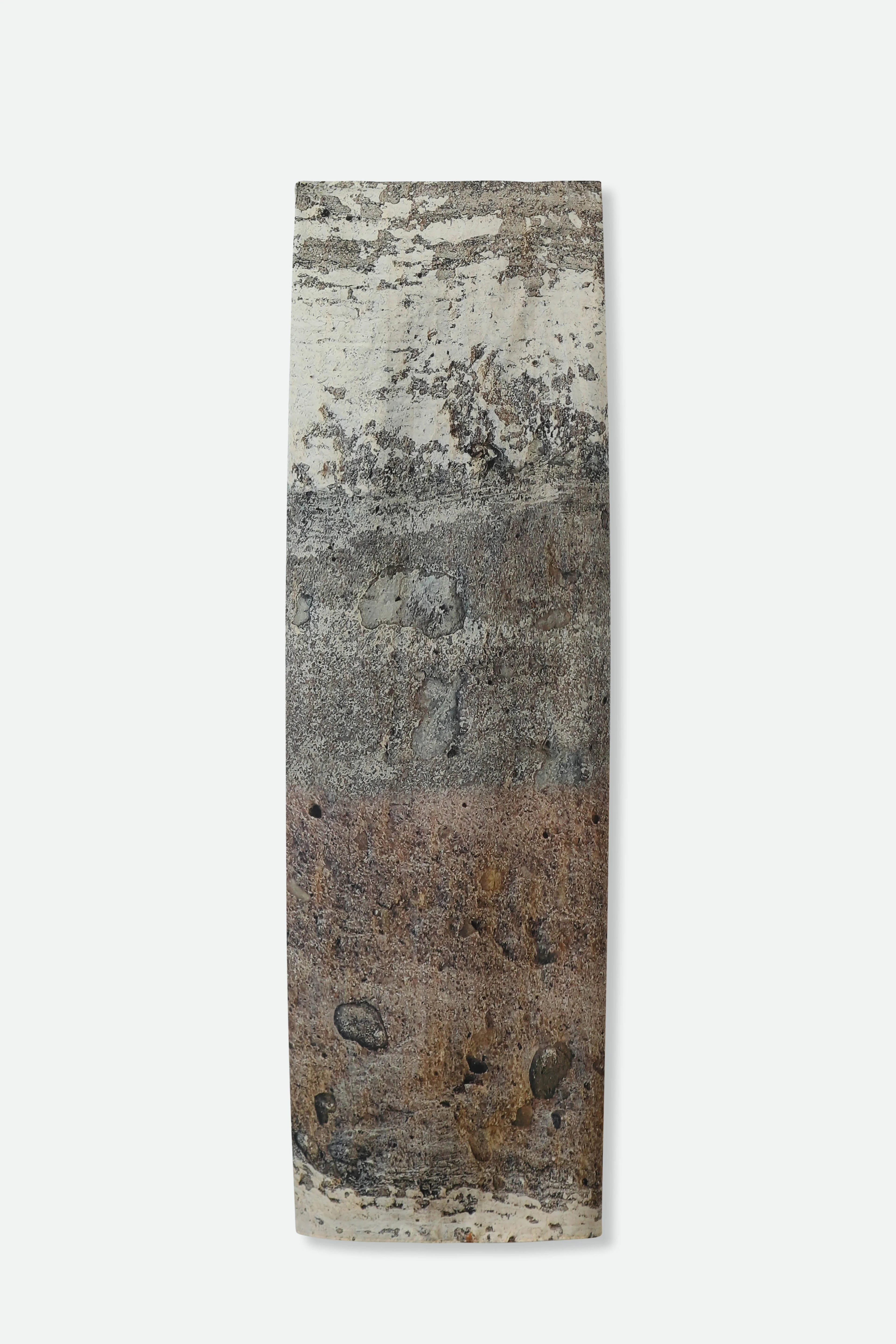 PAREO SKIRT IN HAND-DYED SILK IN CEMENT - Image 4