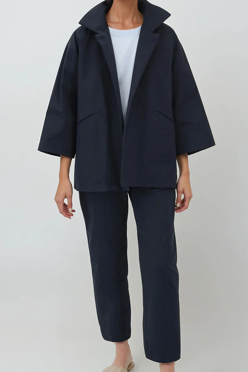 PASCAL BACK SEAMED PANT IN ITALIAN STRETCH COTTON - Image 22