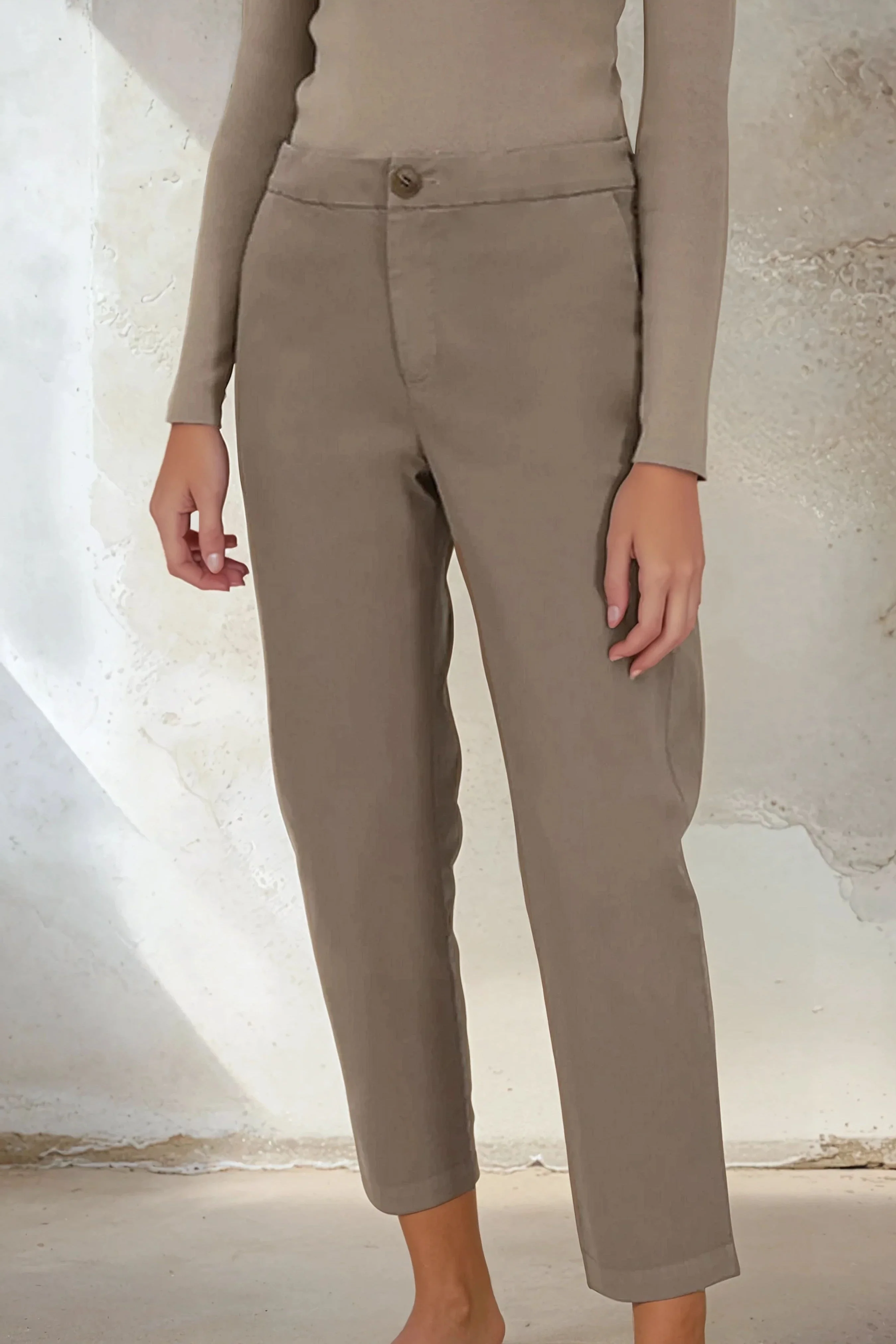 PASCAL BACK SEAMED PANT IN ITALIAN STRETCH COTTON - Image 27