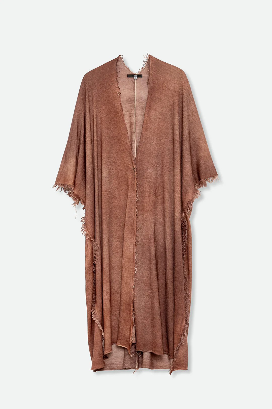 PATNA CARDIGAN IN HAND-DYED CASHMERE EARTHEN BROWN