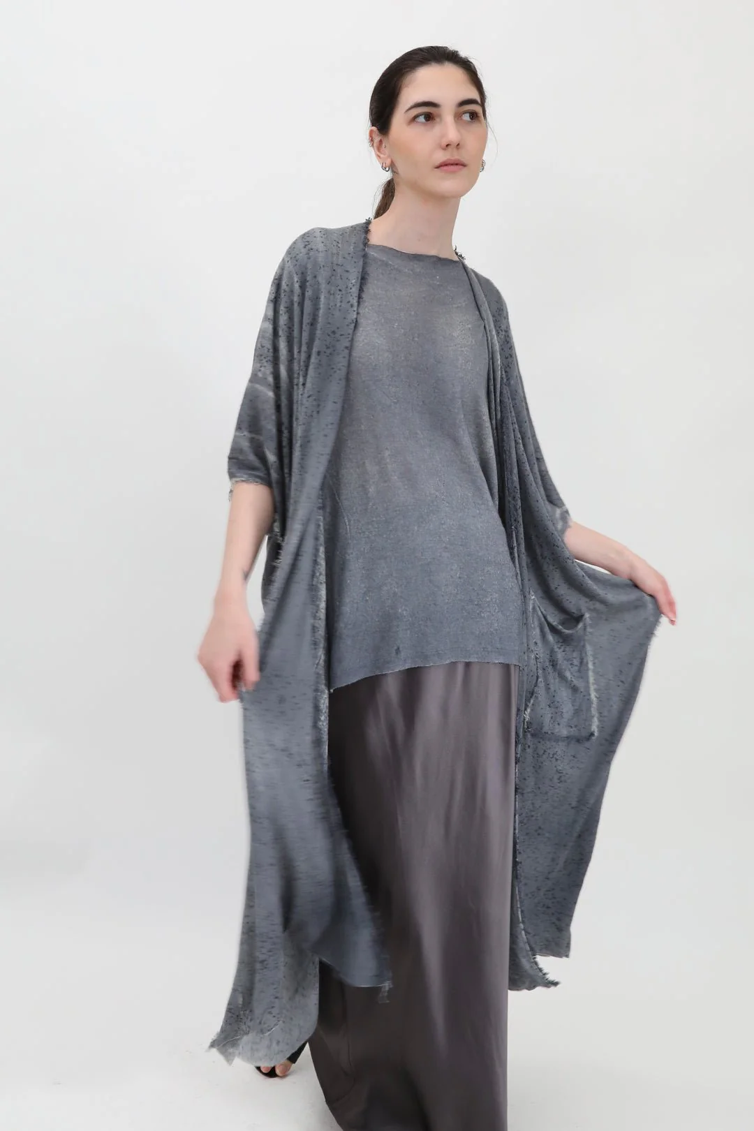 APOLLINE CARDIGAN IN HAND-DYED CASHMERE - Image 2