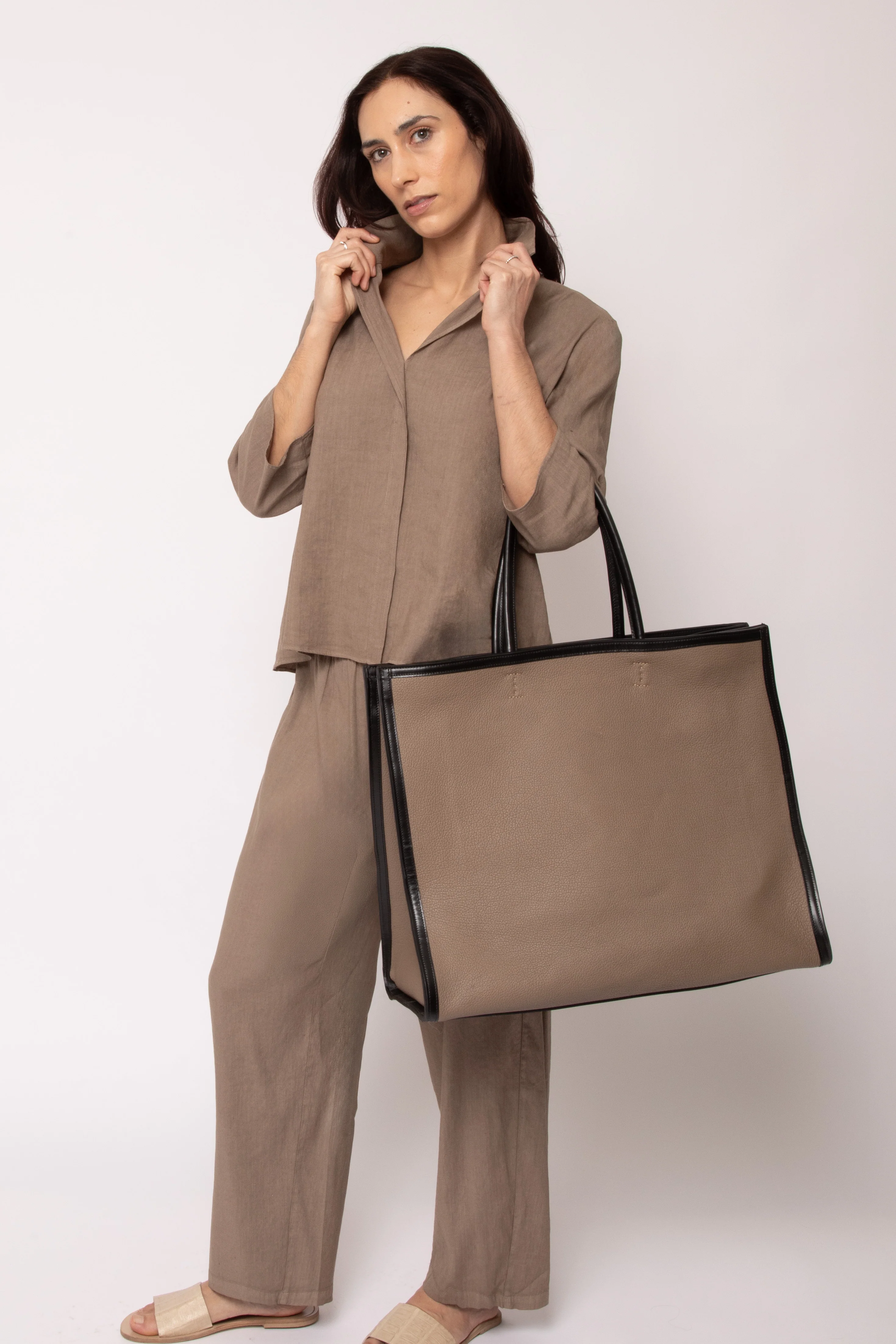 PERLA PANT IN ITALIAN LINEN STRETCH - Image 4