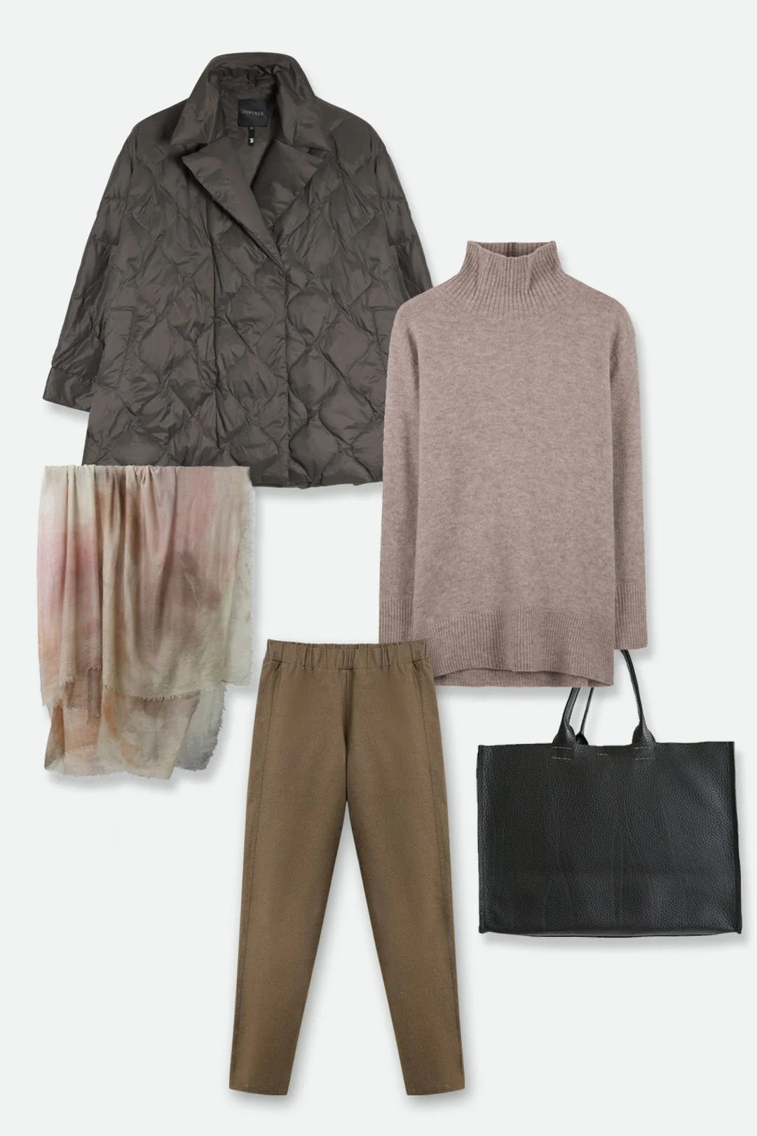 PERRYN PANT IN TECHNICAL COTTON STRETCH IN ARMY GREEN - Image 4