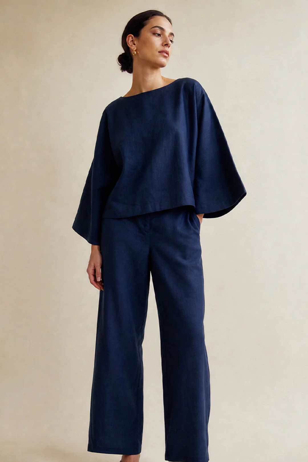 PETRA PANT LONGER IN ITALIAN LINEN - Image 2