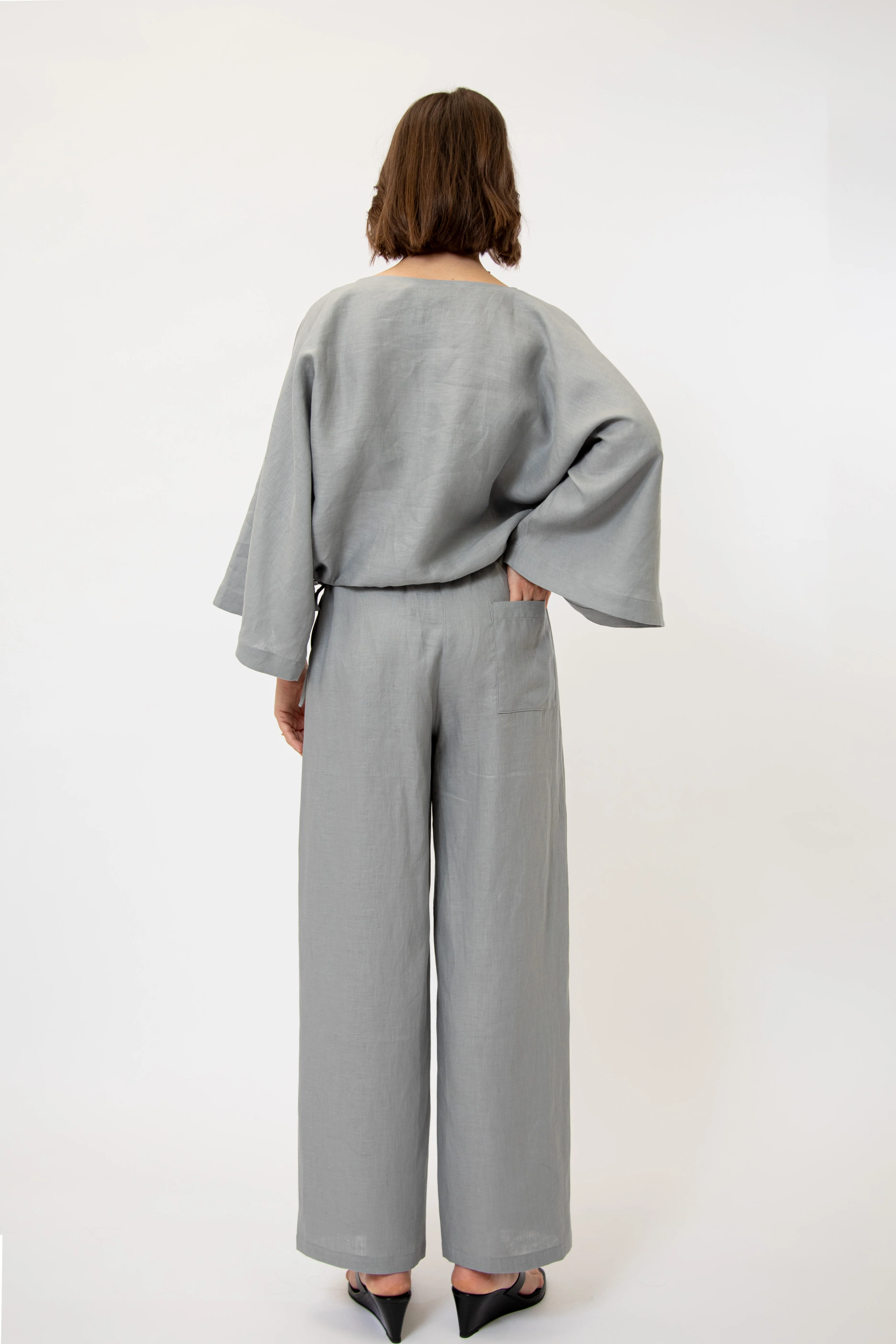 PETRA PANT LONGER IN ITALIAN LINEN - Image 7