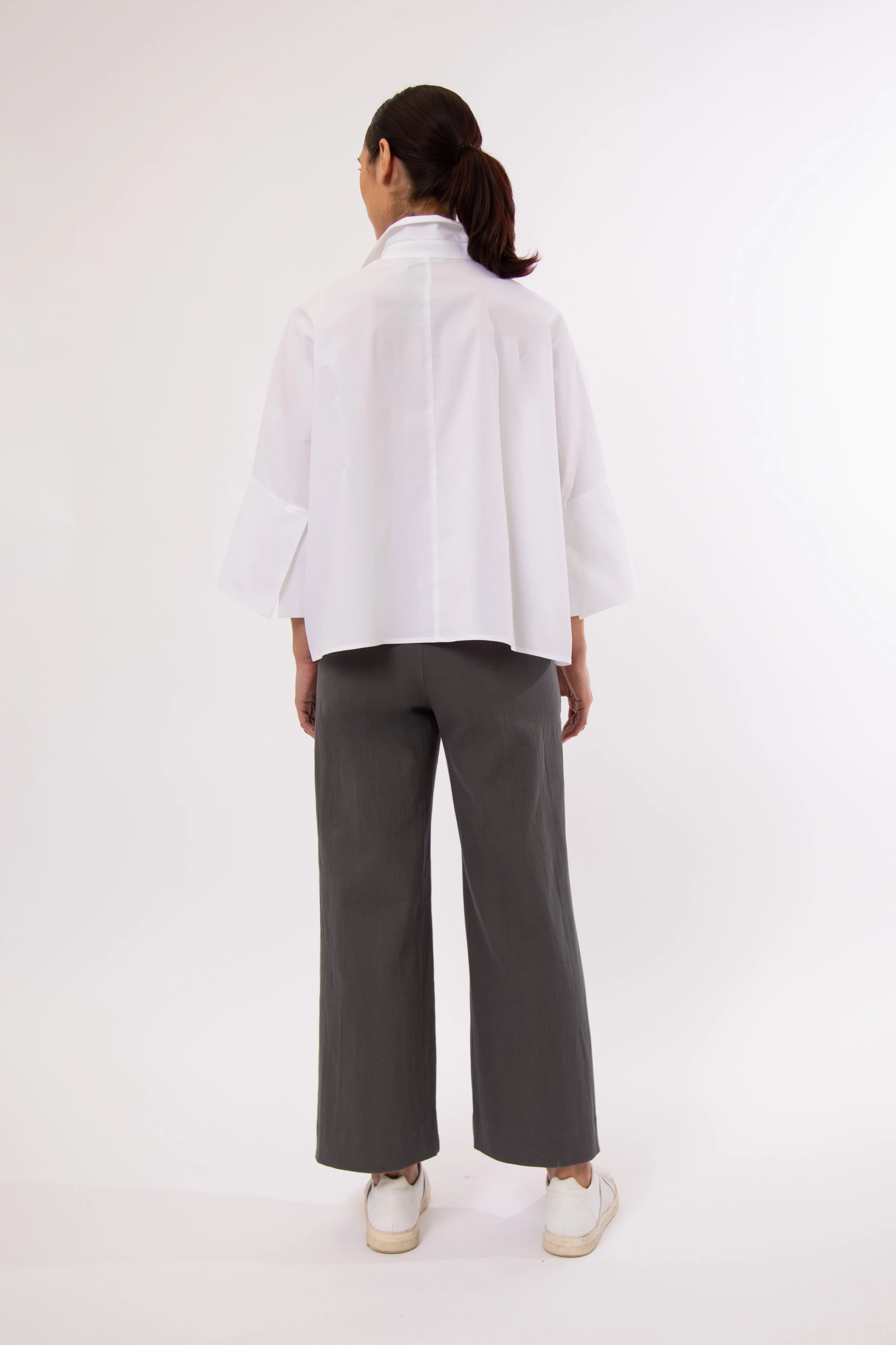 PIPPA PANT IN ITALIAN COTTON STRETCH TWILL - Image 12