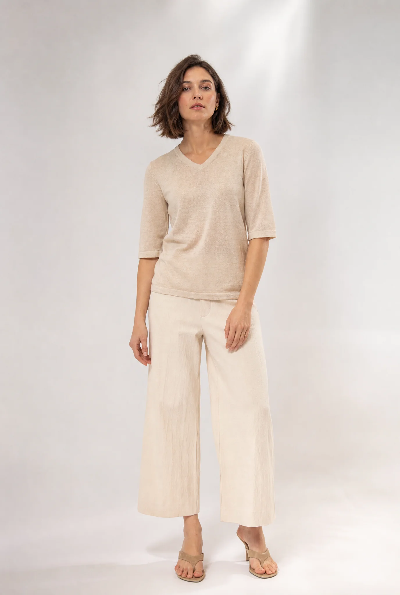 PIPPA PANT IN ITALIAN COTTON STRETCH TWILL - Image 7