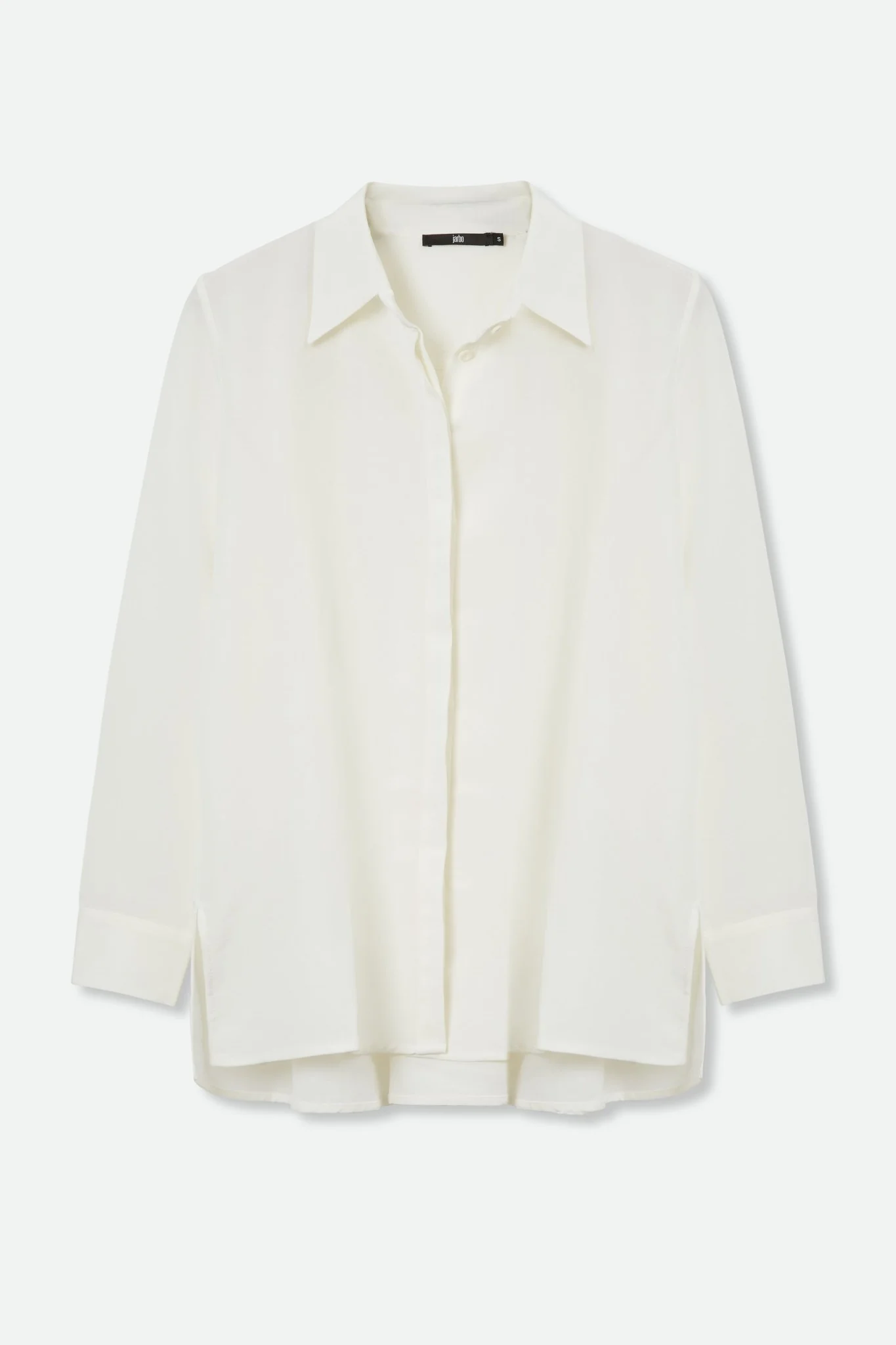 SCOUT PLEAT BACK SHIRT IN COTTON IVORY