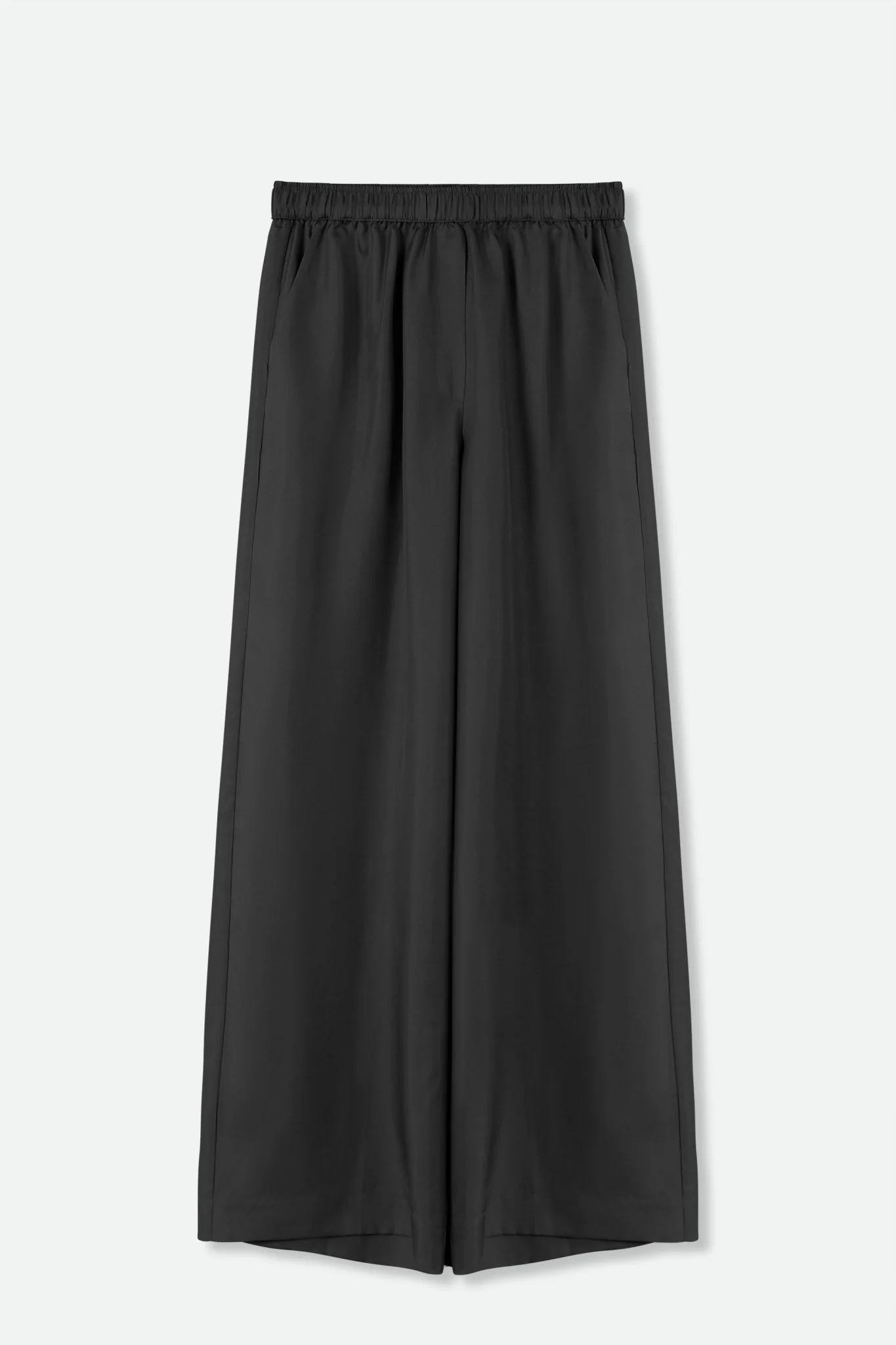 PRIYA SILK TWILL WIDE LEG PANT - Image 3