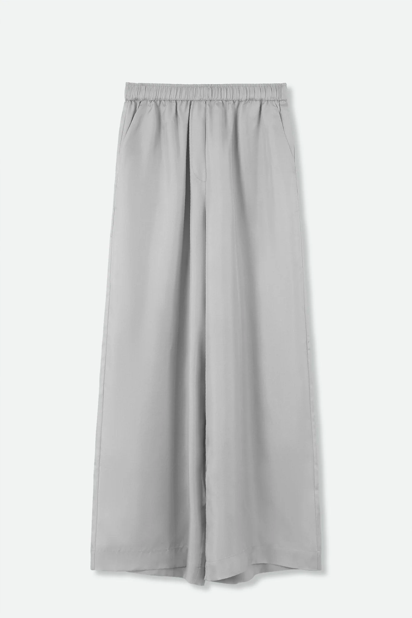 PRIYA SILK TWILL WIDE LEG PANT - Image 8