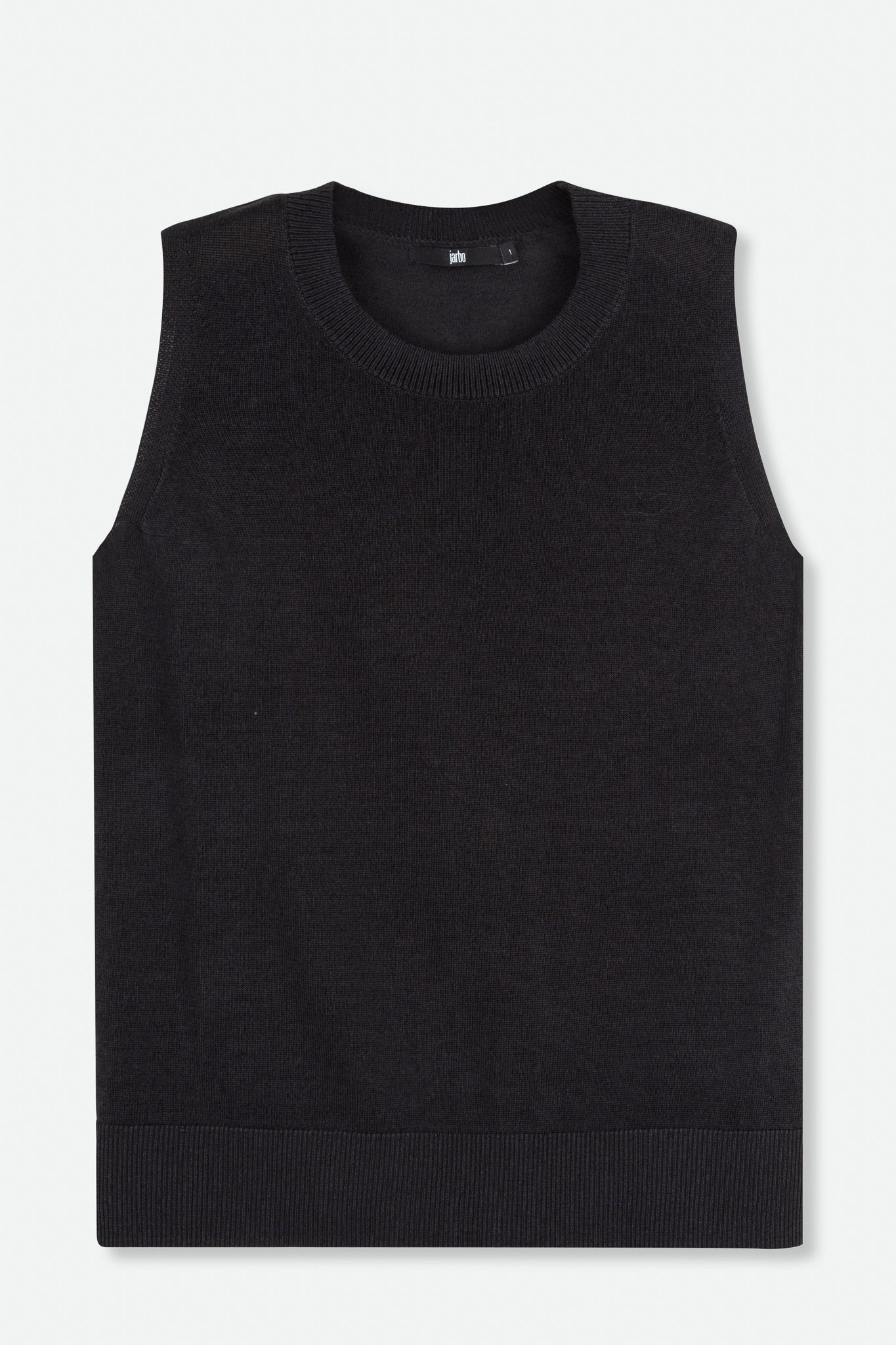 PERI SLEEVELESS CREW TOP IN COTTON BLEND - Image 7