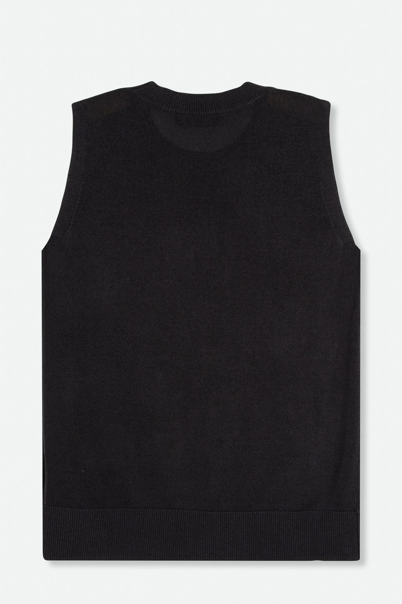 PERI SLEEVELESS CREW TOP IN COTTON BLEND - Image 8