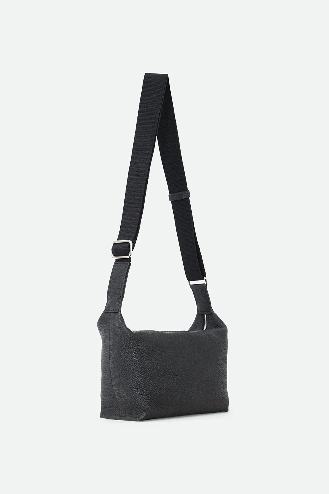 RAVELLO ITALIAN LEATHER HANDBAG IN BLACK - Image 2