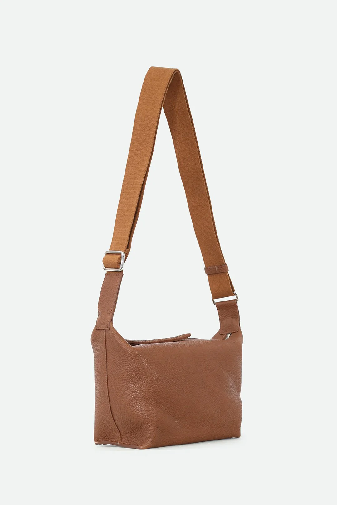 RAVELLO ITALIAN LEATHER HANDBAG IN NATURAL CUOIO - Image 2