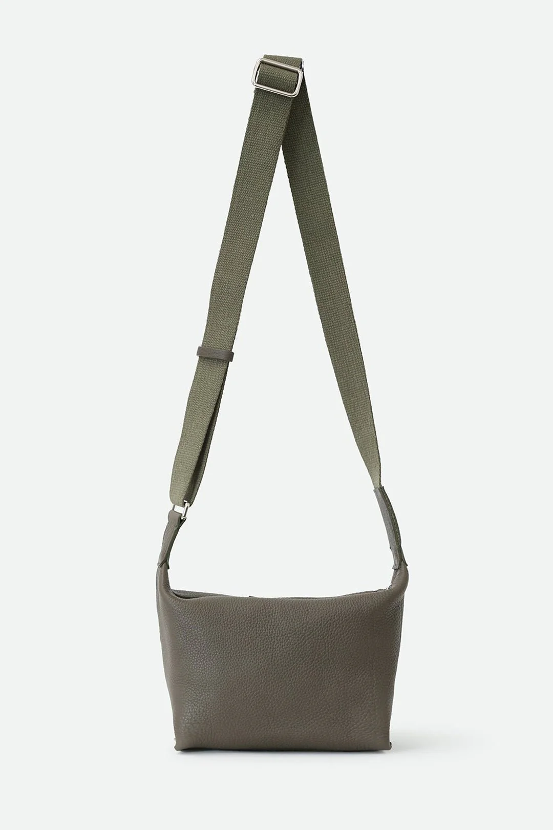 RAVELLO ITALIAN LEATHER HANDBAG IN OLIVE - Image 2