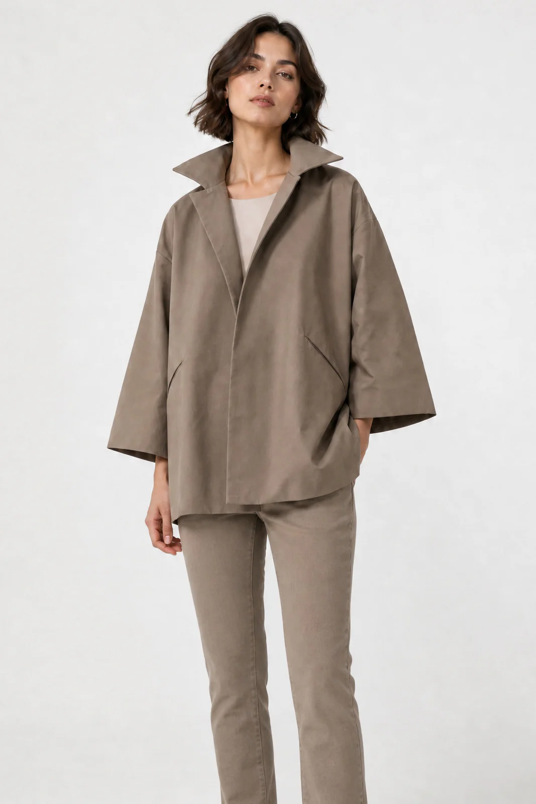 RIMINI JACKET IN ITALIAN STRETCH COTTON - Image 18