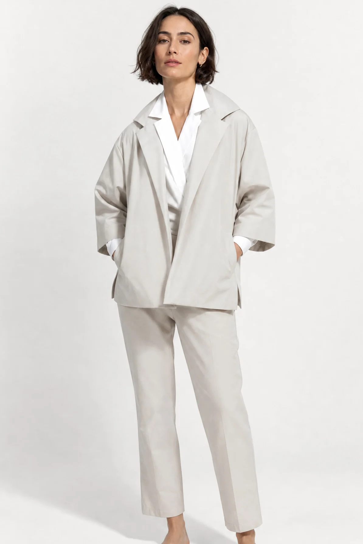 RIMINI JACKET IN ITALIAN STRETCH COTTON - Image 6