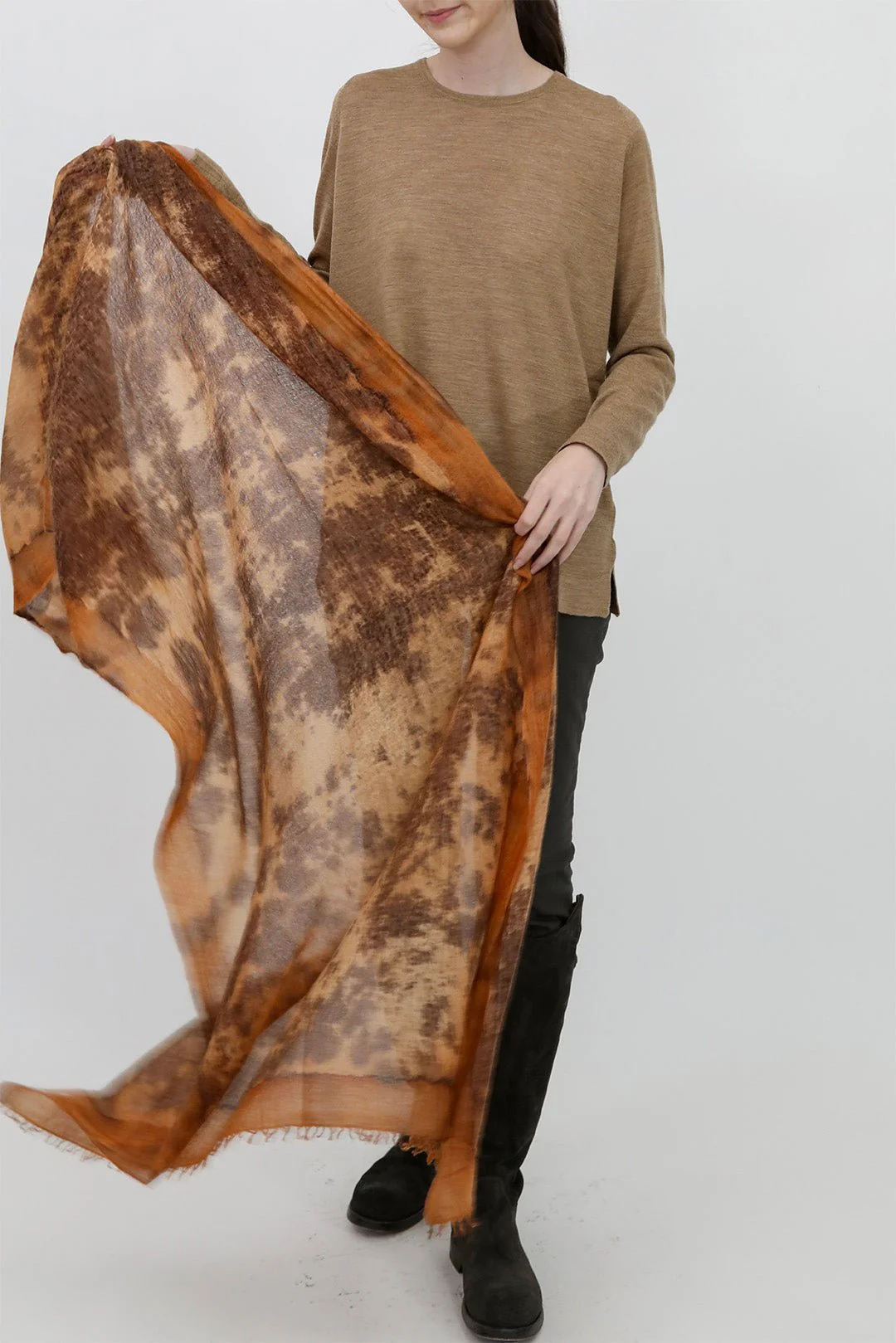 ROCHELLE TUNIC CREW IN FINE ITALIAN MERINO - Image 6