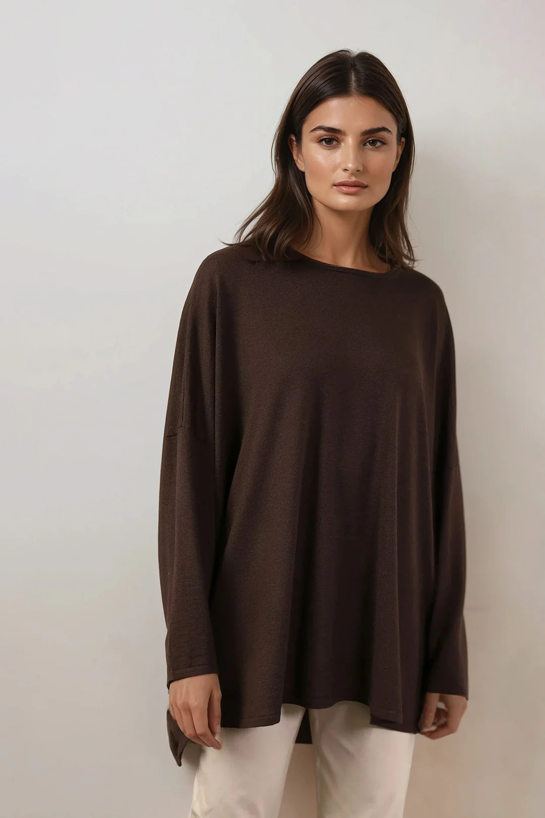 MATERA OVERSIZED CREW IN FINE ITALIAN MERINO - Image 3