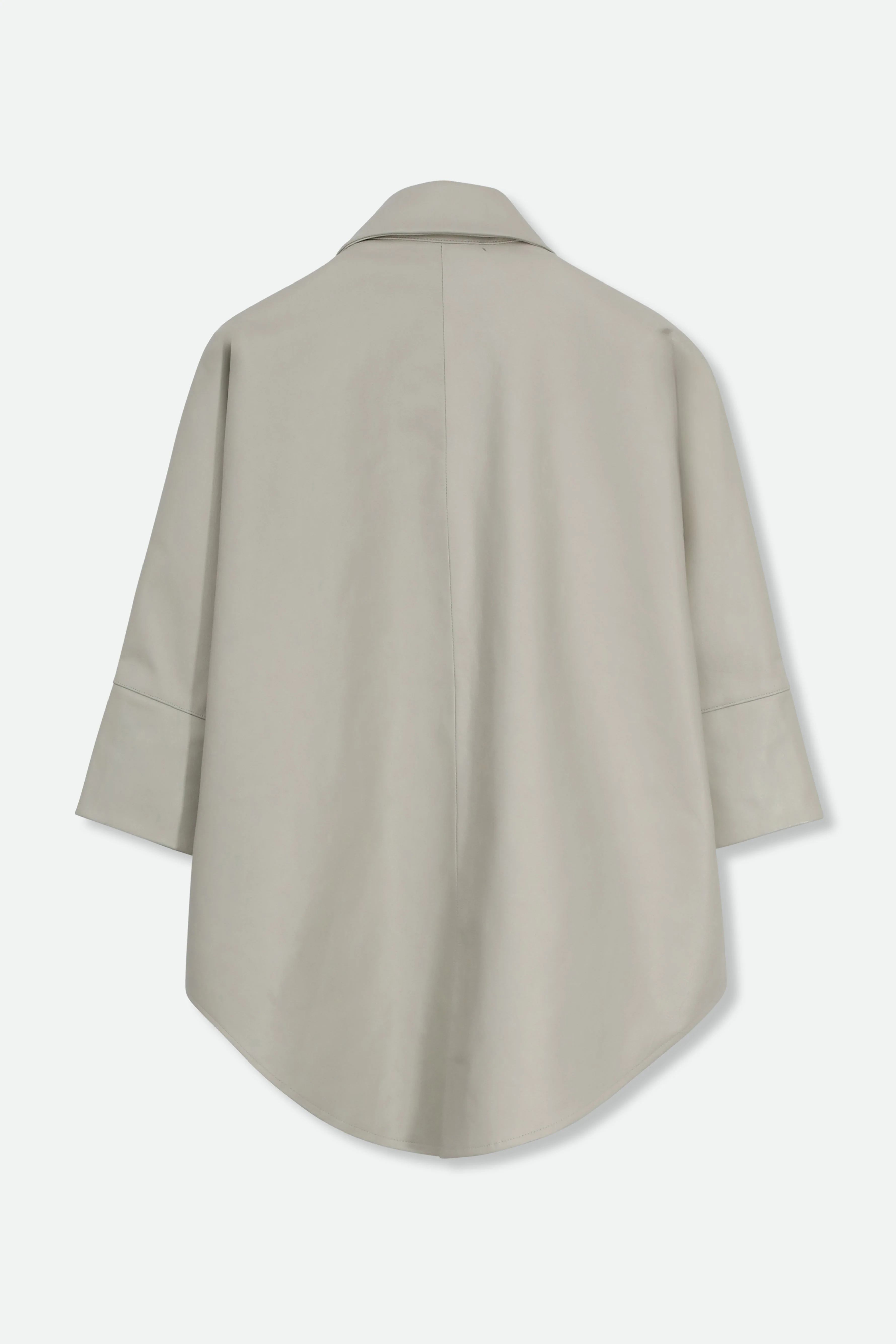 SAHANA DOLMAN IN STONE LEATHER - Image 4