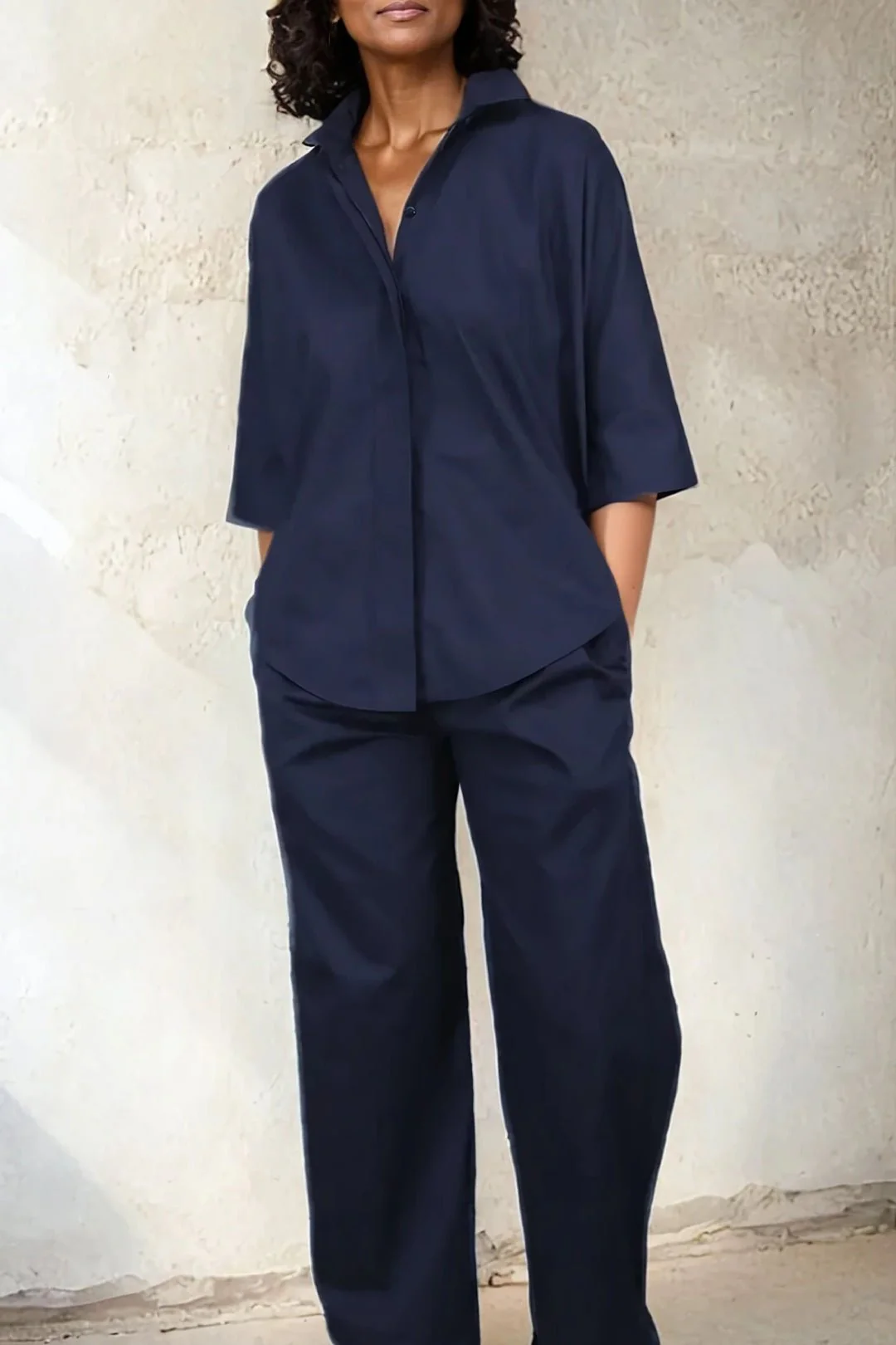 SAHANA DOLMAN SHIRT JACKET IN ITALIAN COTTON - Image 4