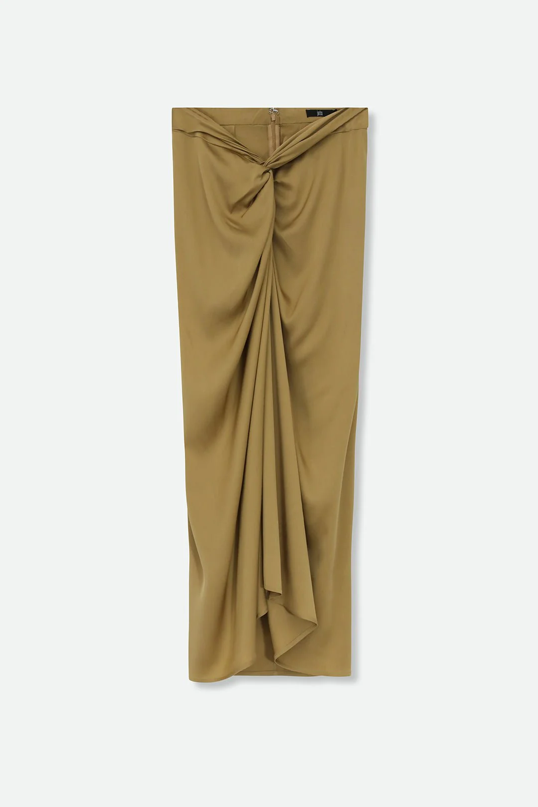 SANAA SARONG SKIRT IN SILK CHARMEUSE IN GOLD - Image 2