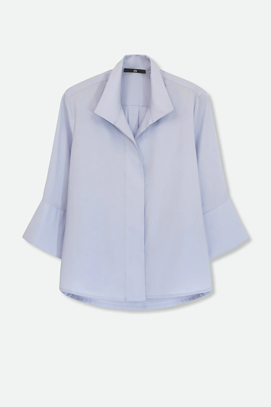 SANDRINE WIDE-CUFF SHIRT IN ITALIAN COTTON POPLIN - Image 3