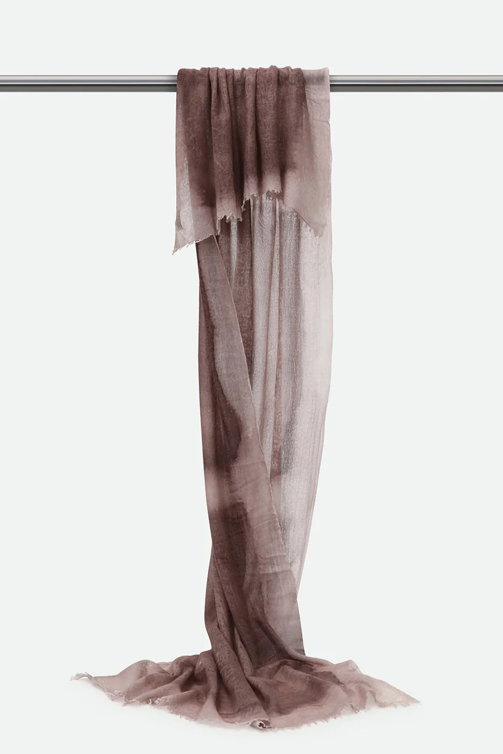 SCARF IN HAND DYED CASHMERE PECAN