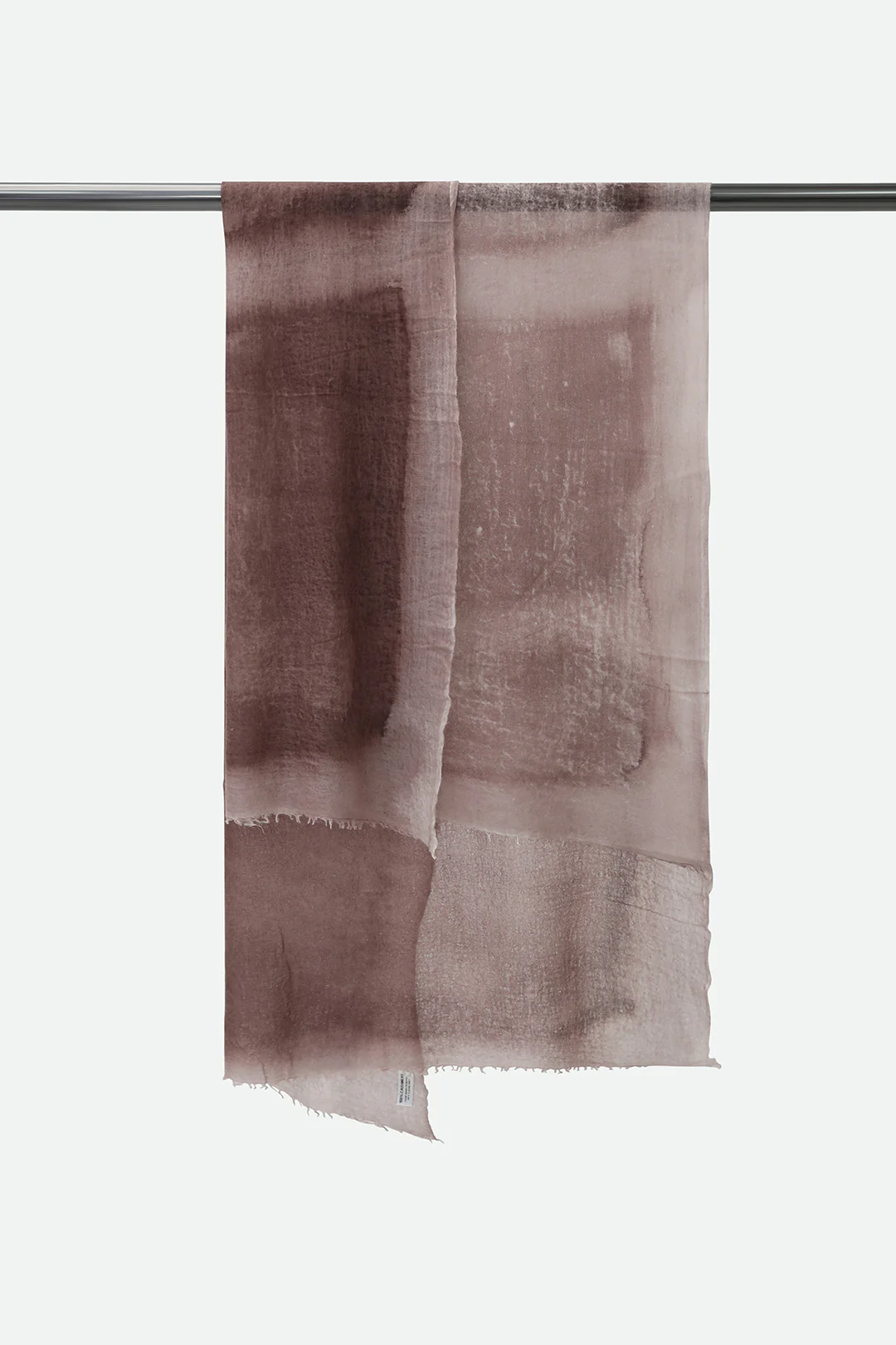 SCARF IN HAND DYED CASHMERE PECAN - Image 3
