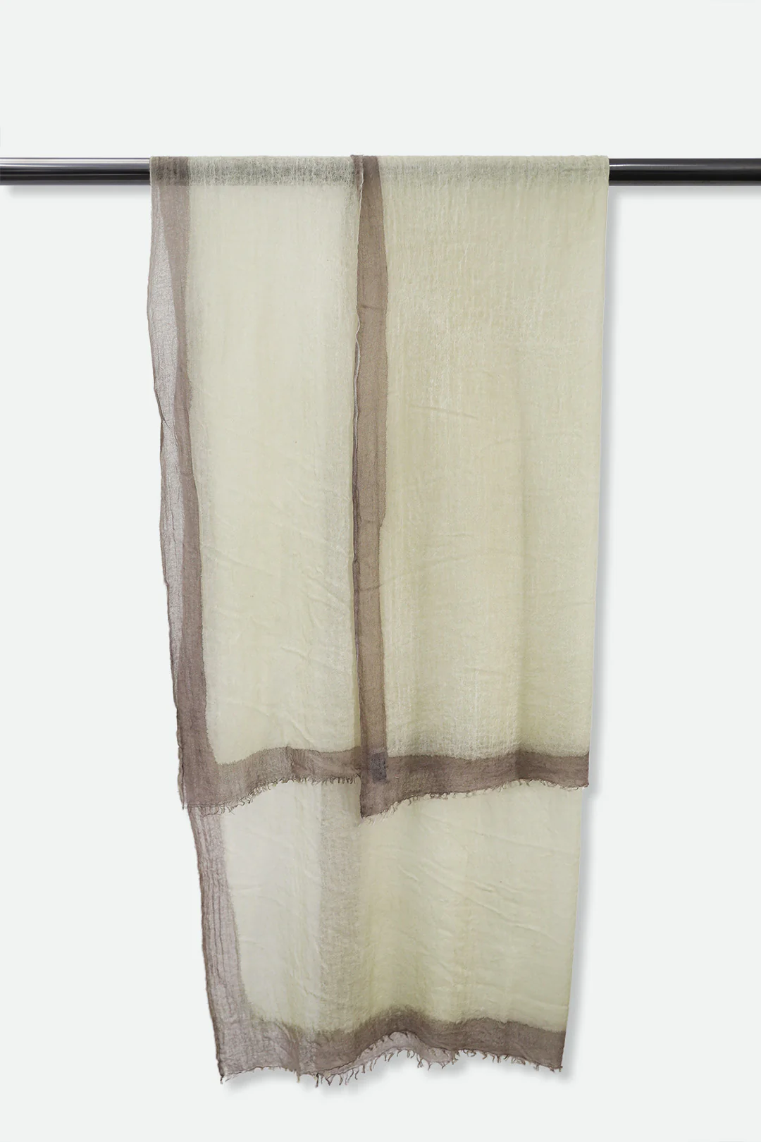 LEMON SOUFFLE SCARF IN HAND DYED CASHMERE - Image 2
