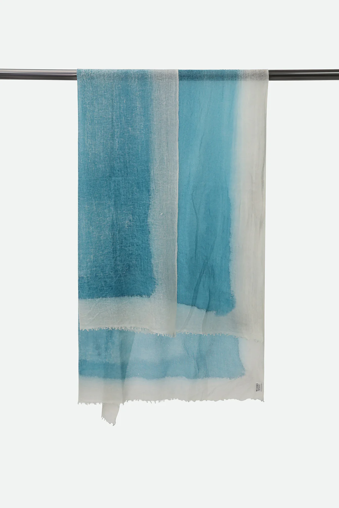 SEAFOAM SCARF IN HAND DYED CASHMERE - Image 4