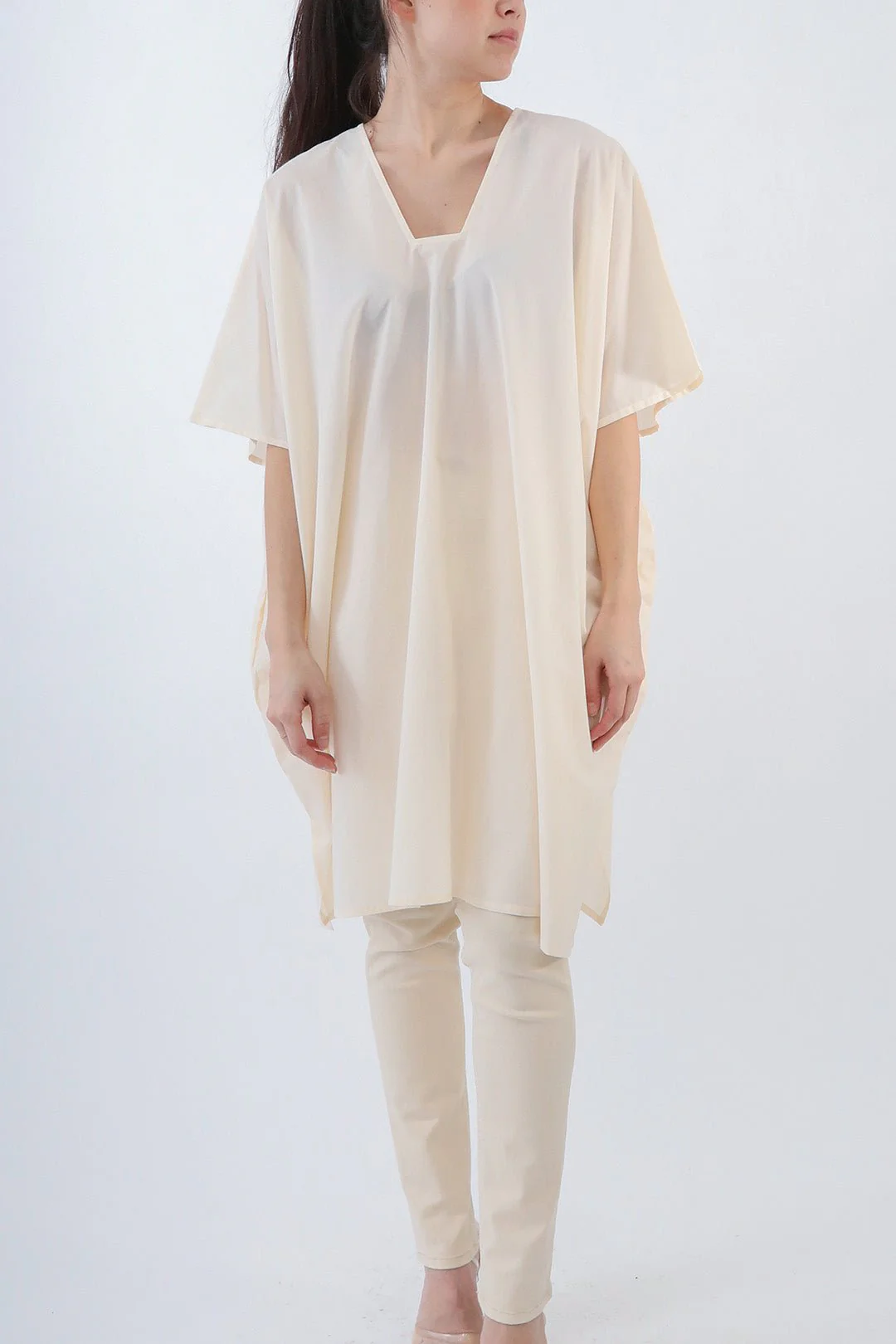 SIA KAFTAN IN ITALIAN COTTON VOILE - Image 5