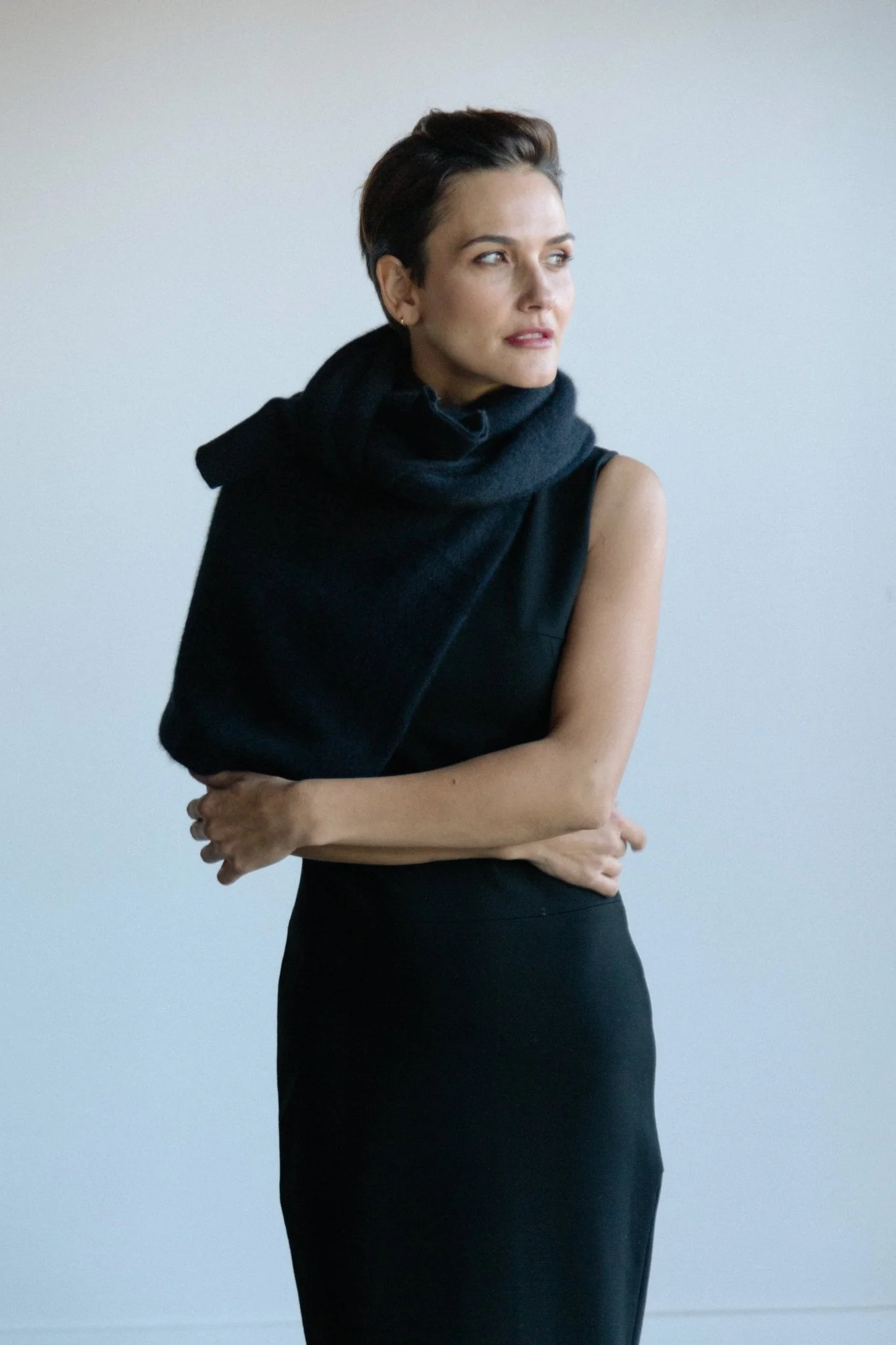 LUNA DRESS IN PONTE KNIT - Image 5