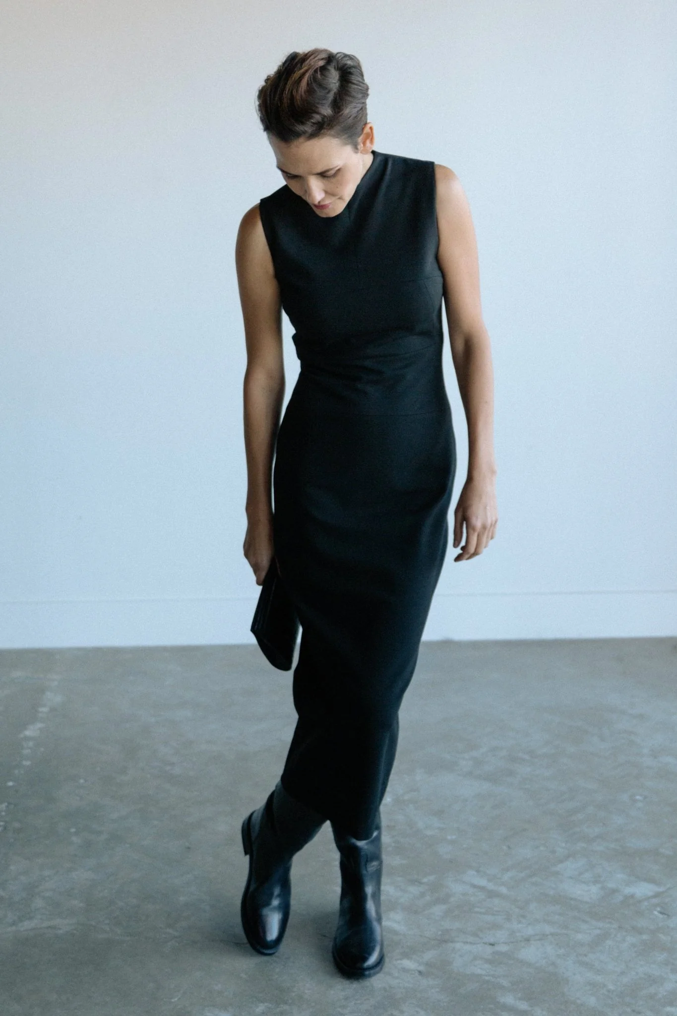 LUNA DRESS IN PONTE KNIT - Image 9