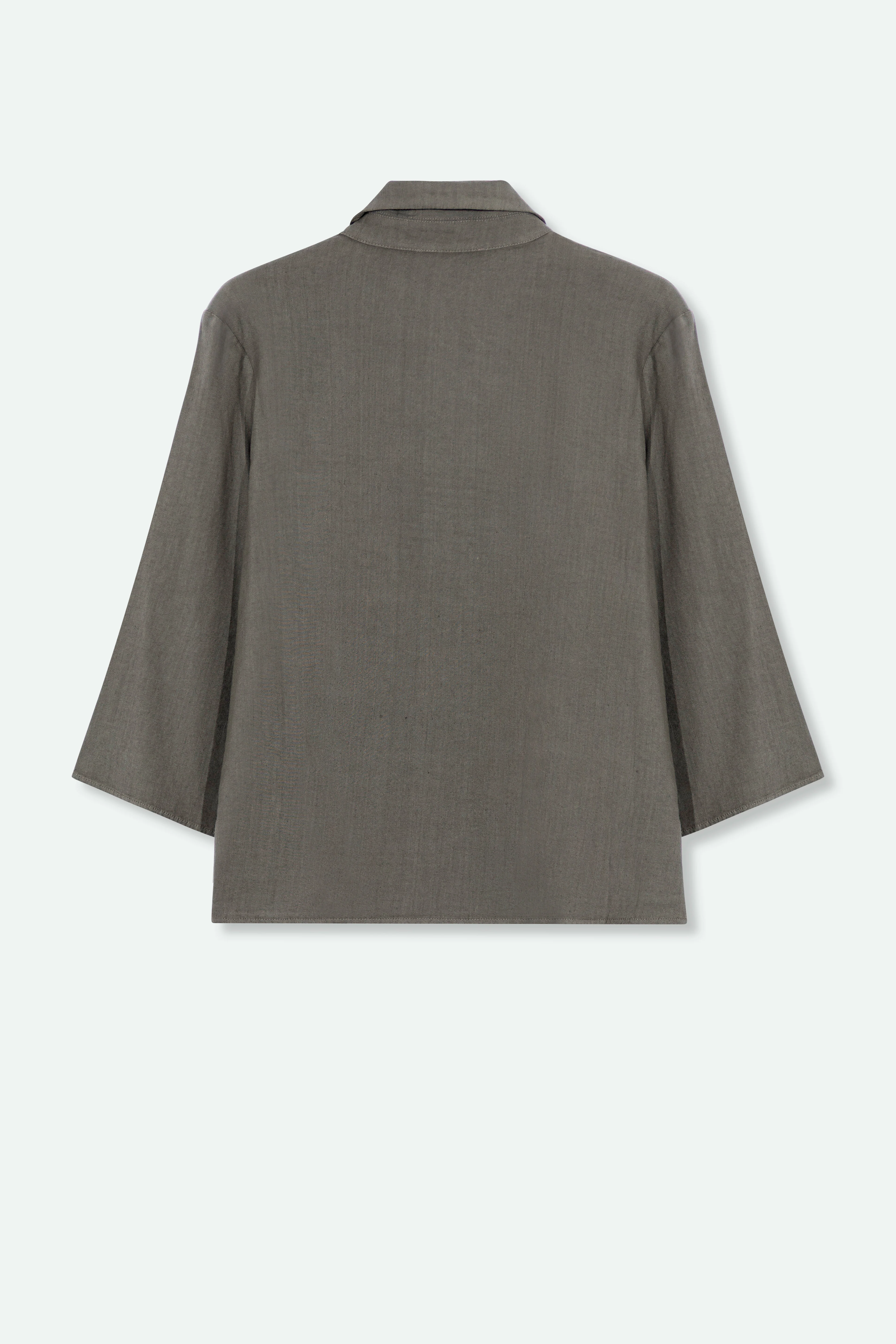 SORELLA SHIRT IN ITALIAN LINEN STRETCH - Image 4