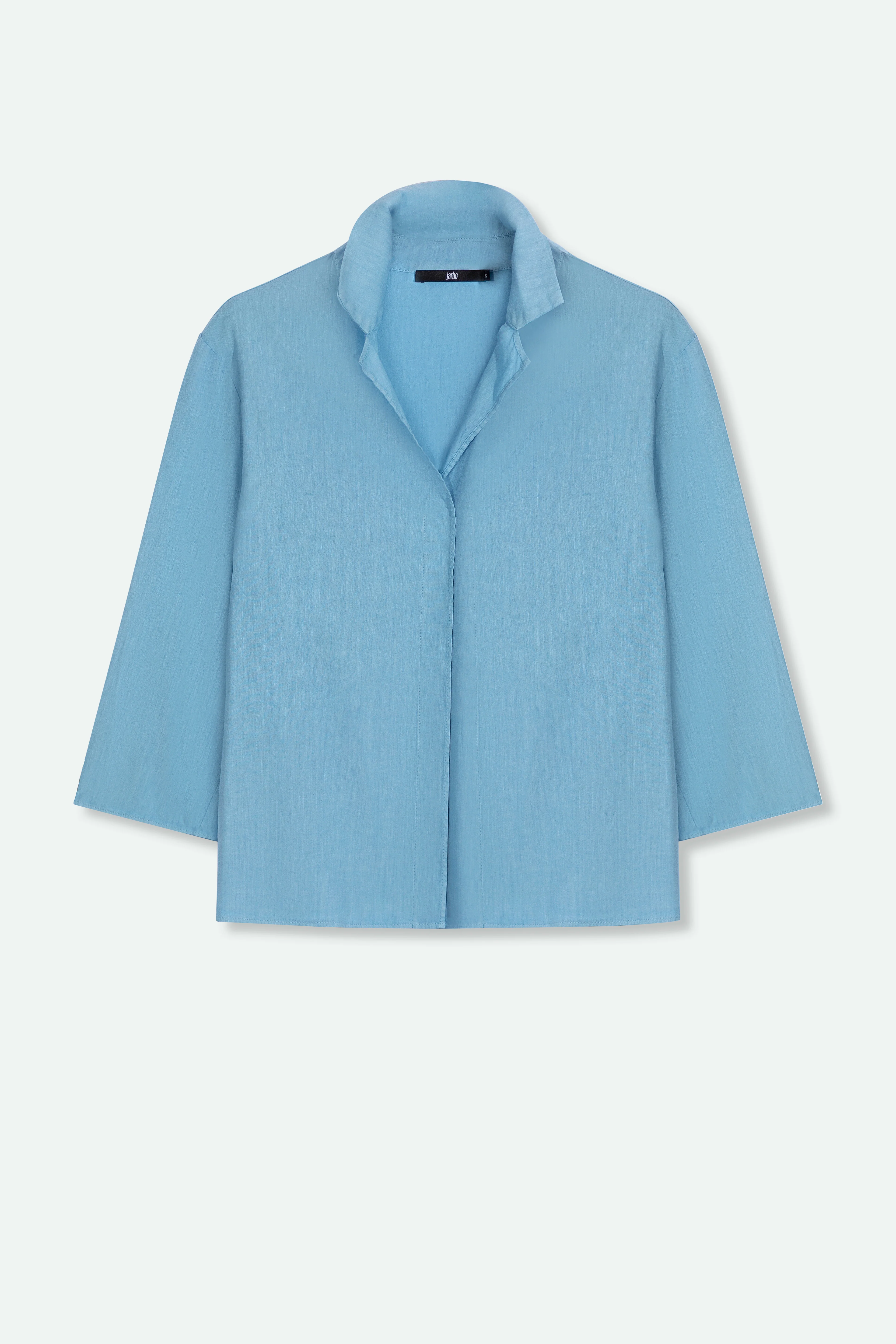 SORELLA SHIRT IN ITALIAN LINEN STRETCH - Image 5