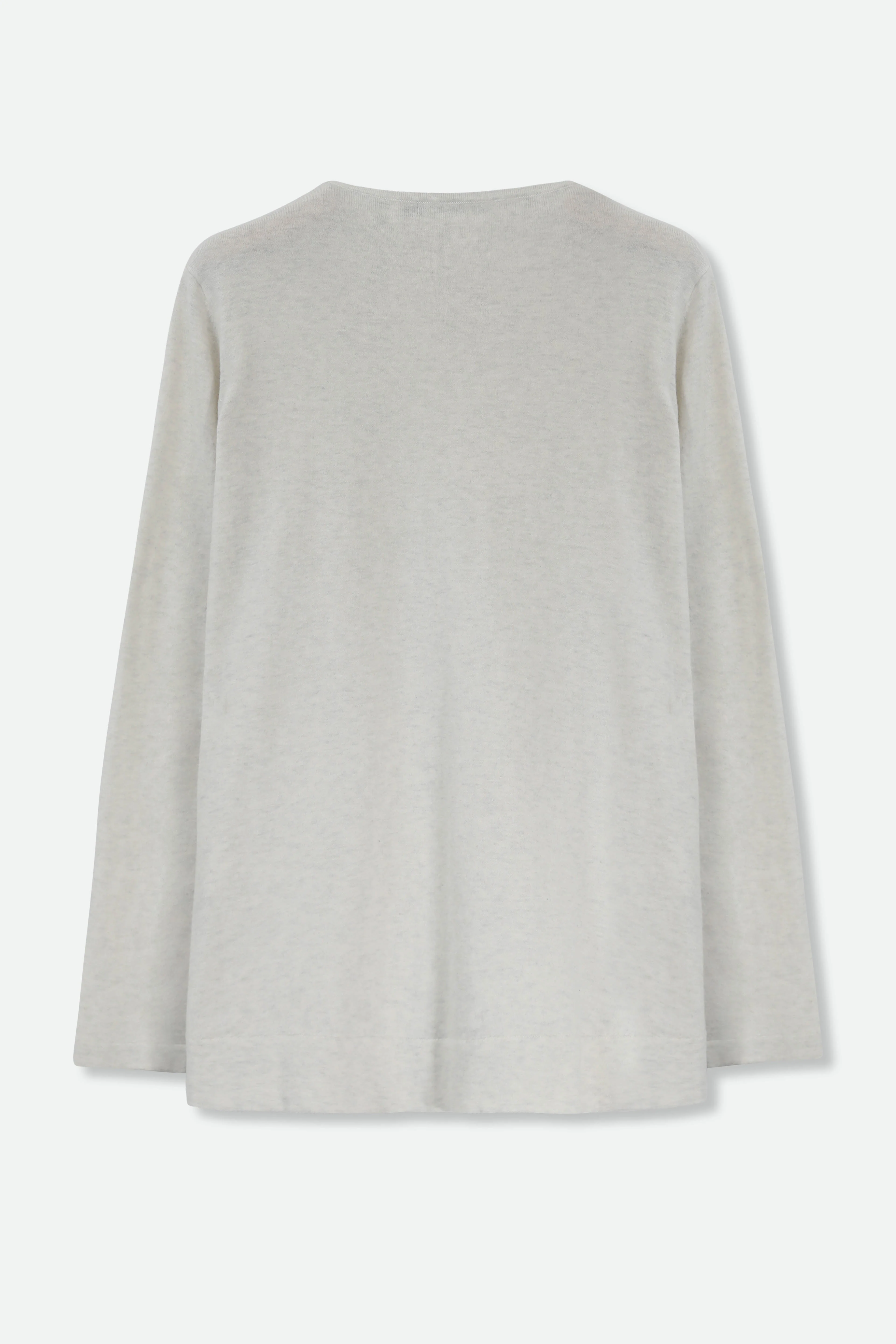 LIMITED EDITION STEVIE LONG SLEEVE CREW IN KNIT PIMA COTTON - Image 4