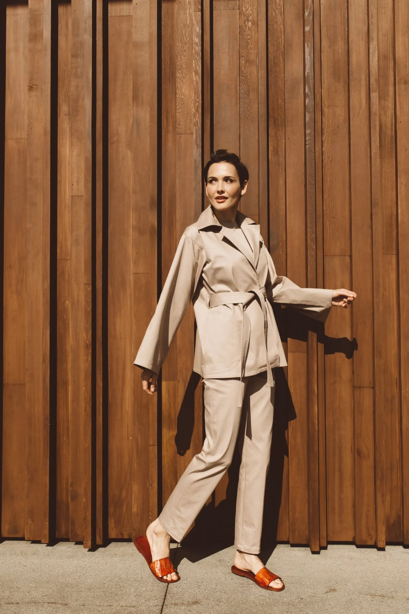 TATE STRAIGHT LEG PANT IN TECHNICAL STRETCH COTTON - Image 5