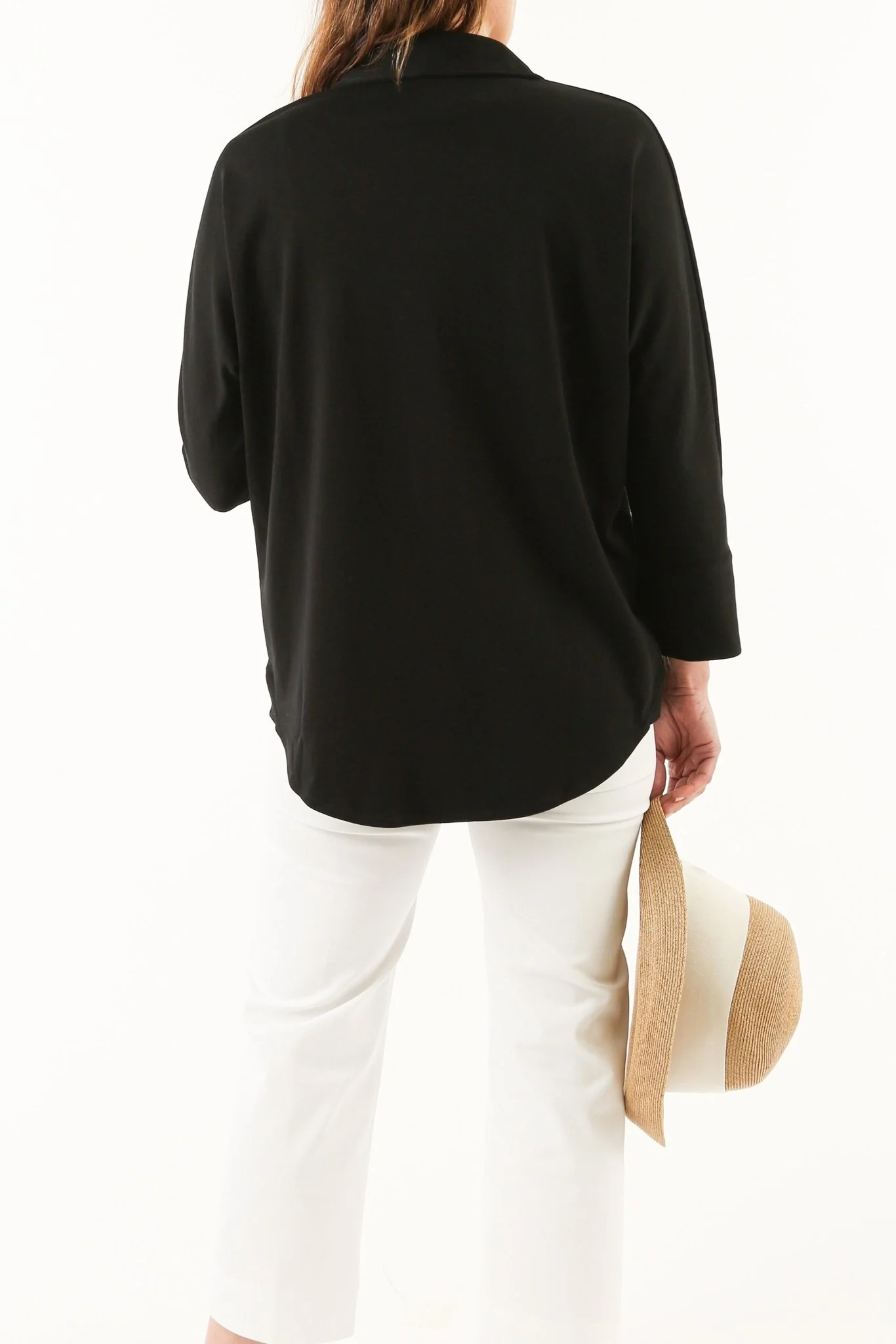 SAHANA DOLMAN SHIRT IN PIMA COTTON STRETCH - Image 7