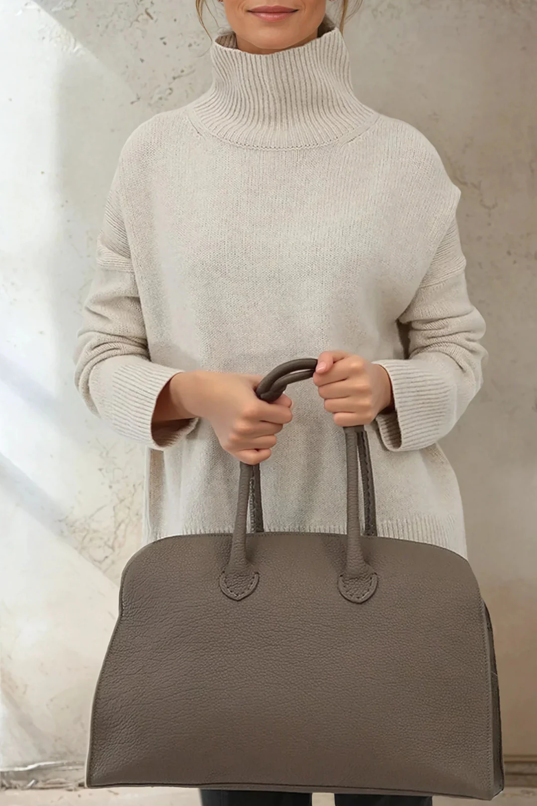 THEIA TURTLENECK IN CASHMERE YAK & MERINO - Image 8