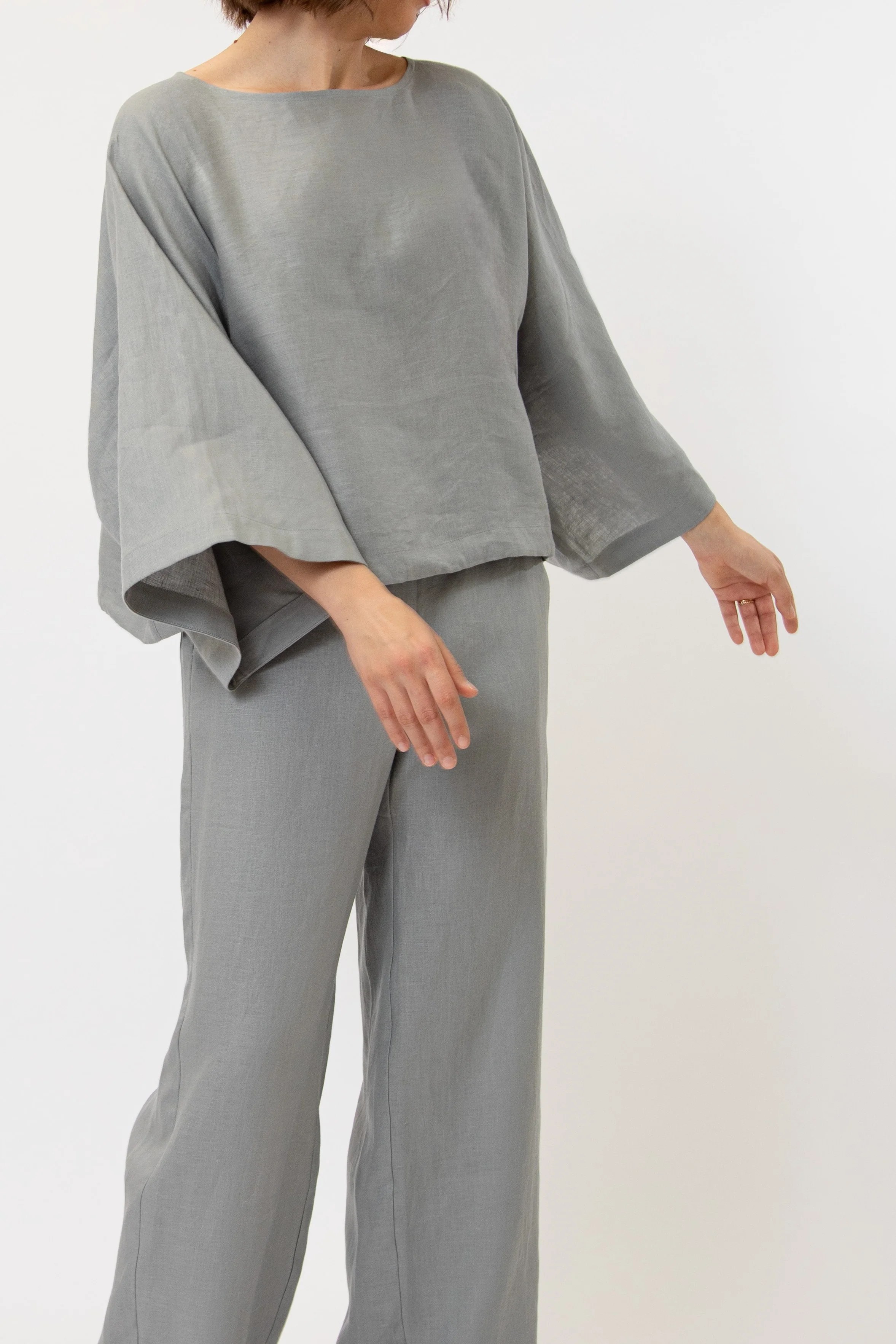 TILLIE TOP IN ITALIAN LINEN - Image 10