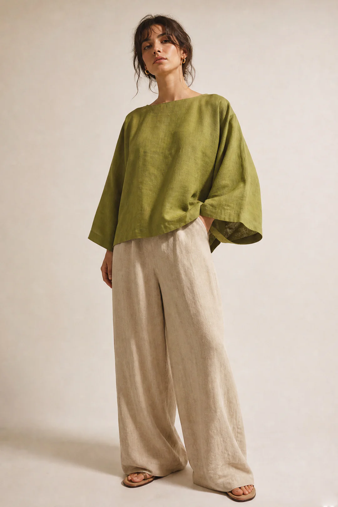 TILLIE TOP IN ITALIAN LINEN - Image 20