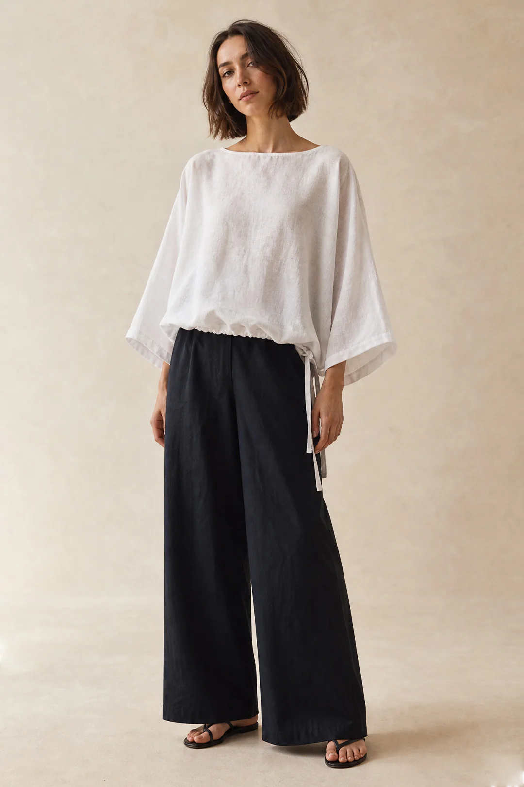 TILLIE TOP IN ITALIAN LINEN - Image 23