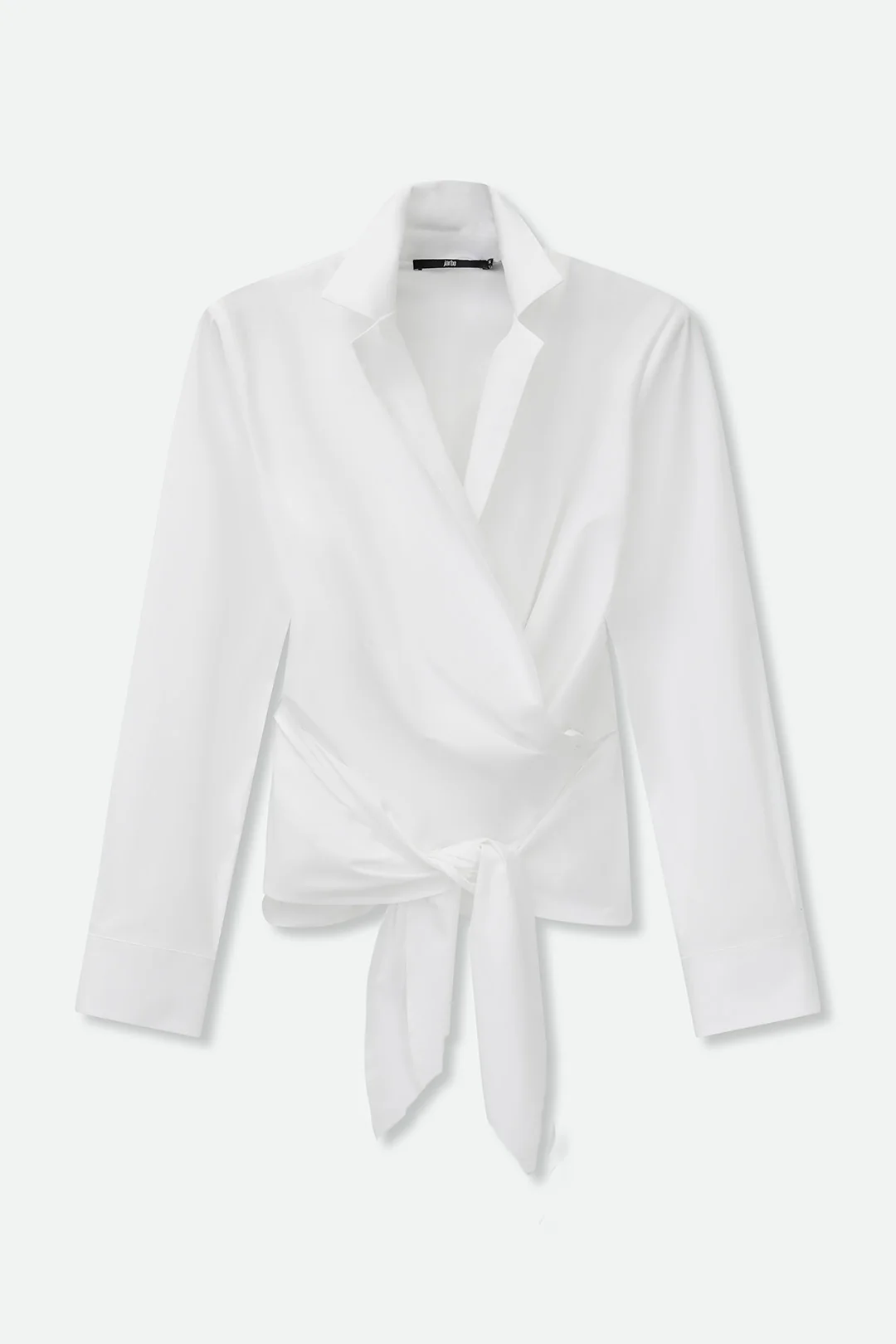 TORINO WRAP SHIRT IN ITALIAN FINE STRETCH COTTON