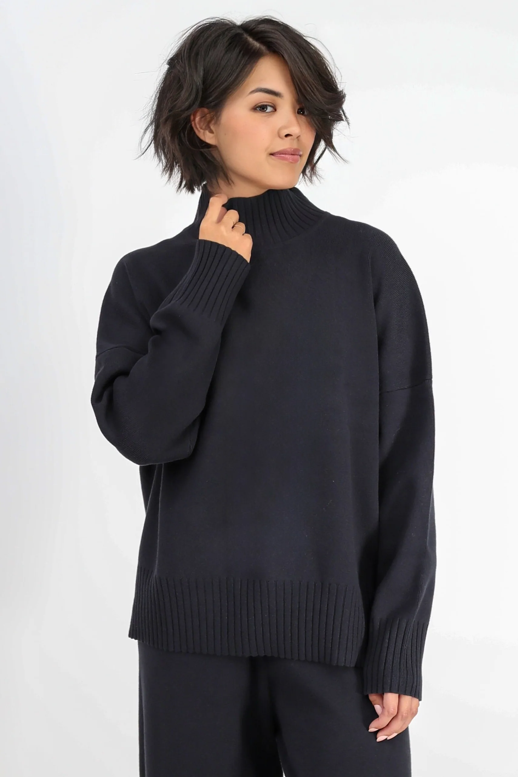 TOSCA TURTLENECK IN ITALIAN COTTON - Image 11