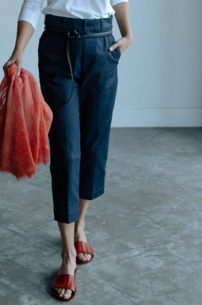 GEORGIA TROUSER PANT IN TECHNICAL STRETCH COTTON - Image 8
