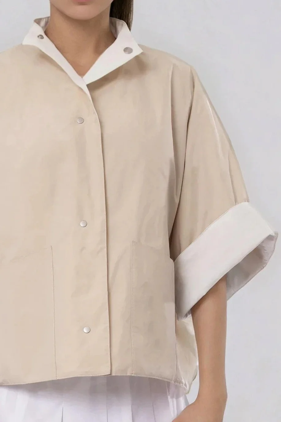 VALE JACKET IN REVERSIBLE TECHNO-SILK TAFFETA - Image 5
