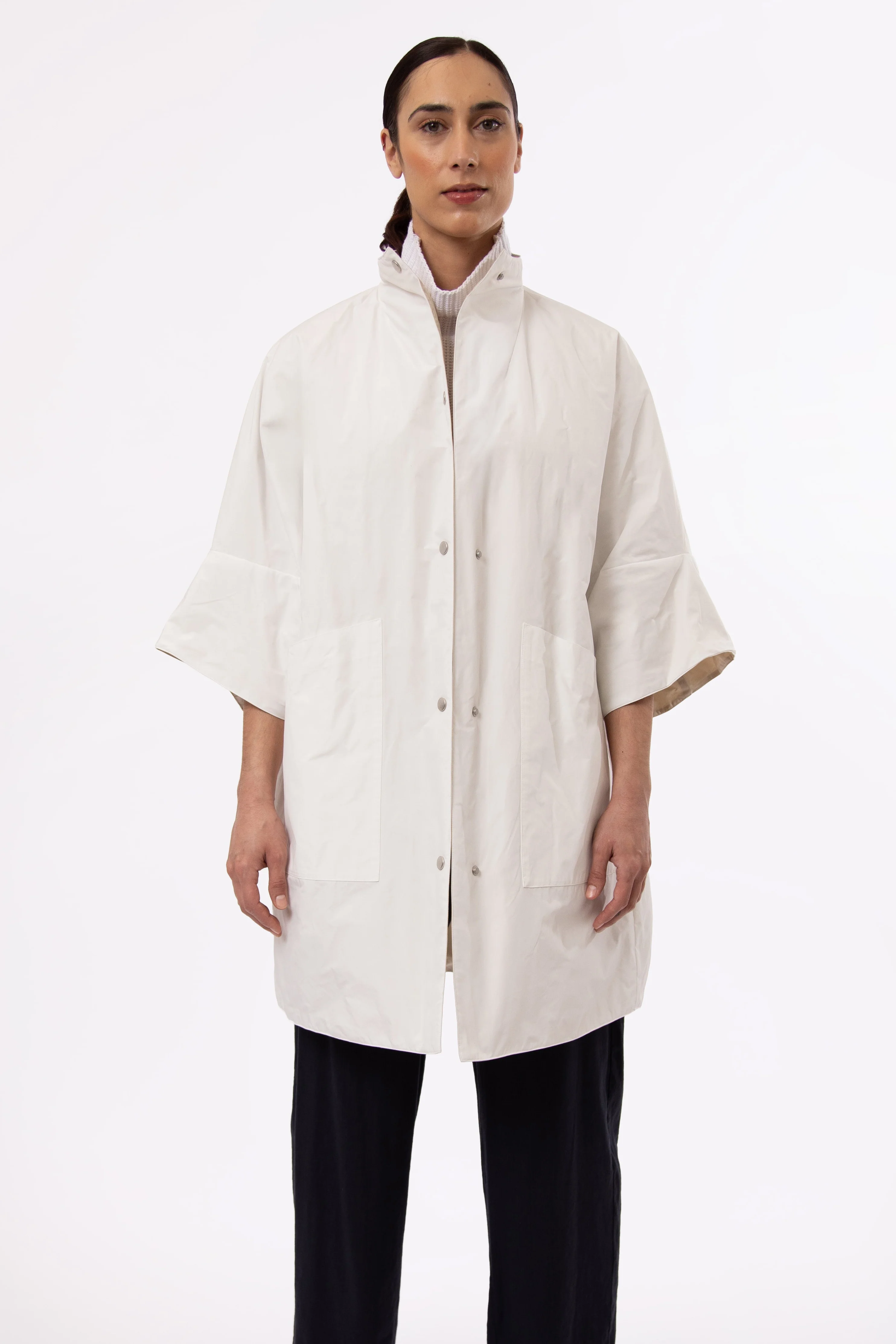 VAUGHN COAT IN REVERSIBLE TECHNO-SILK TAFFETA - Image 8