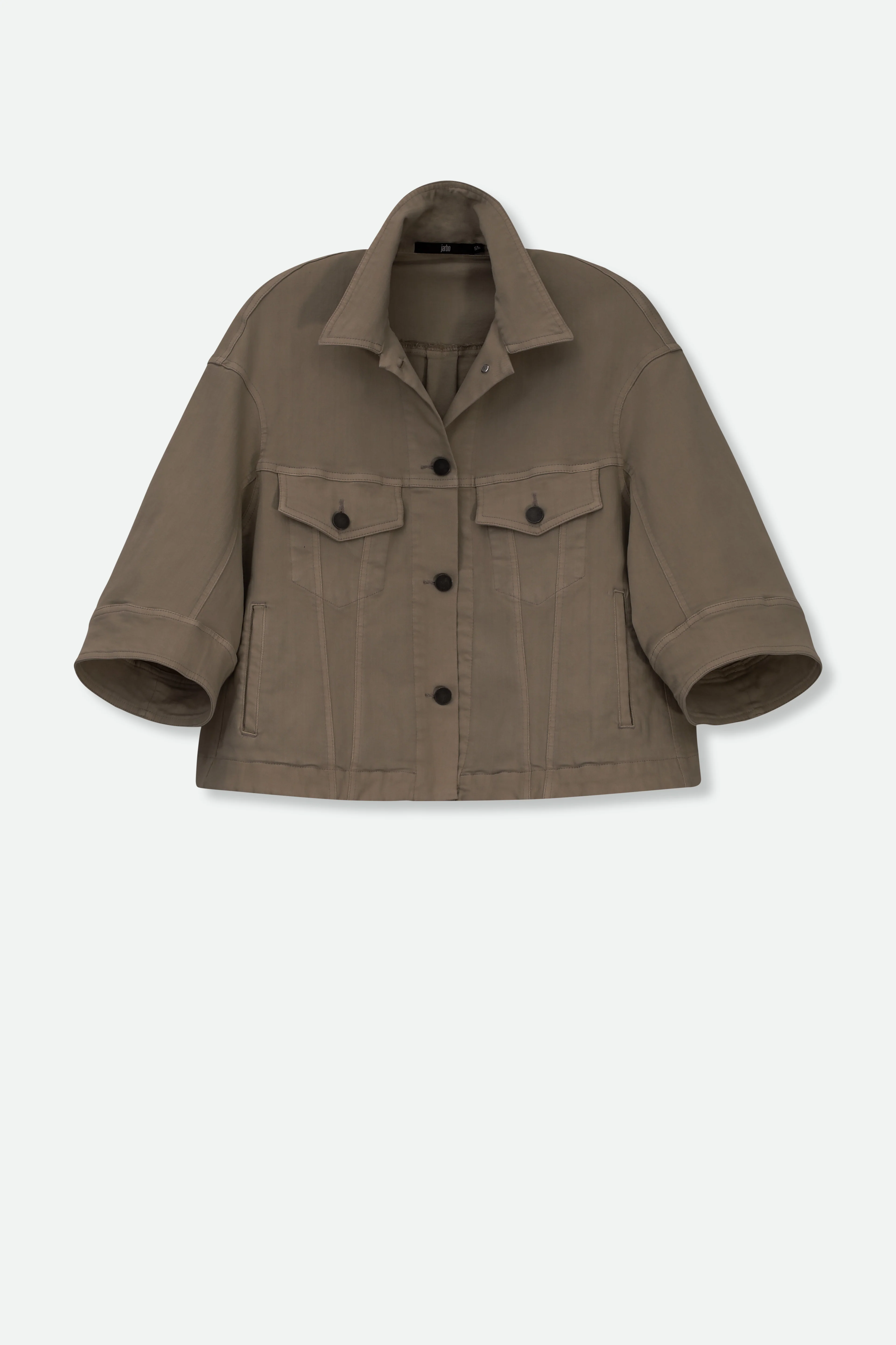 VENETO JACKET GARMENT-DYED ITALIAN STRETCH DENIM - Image 4