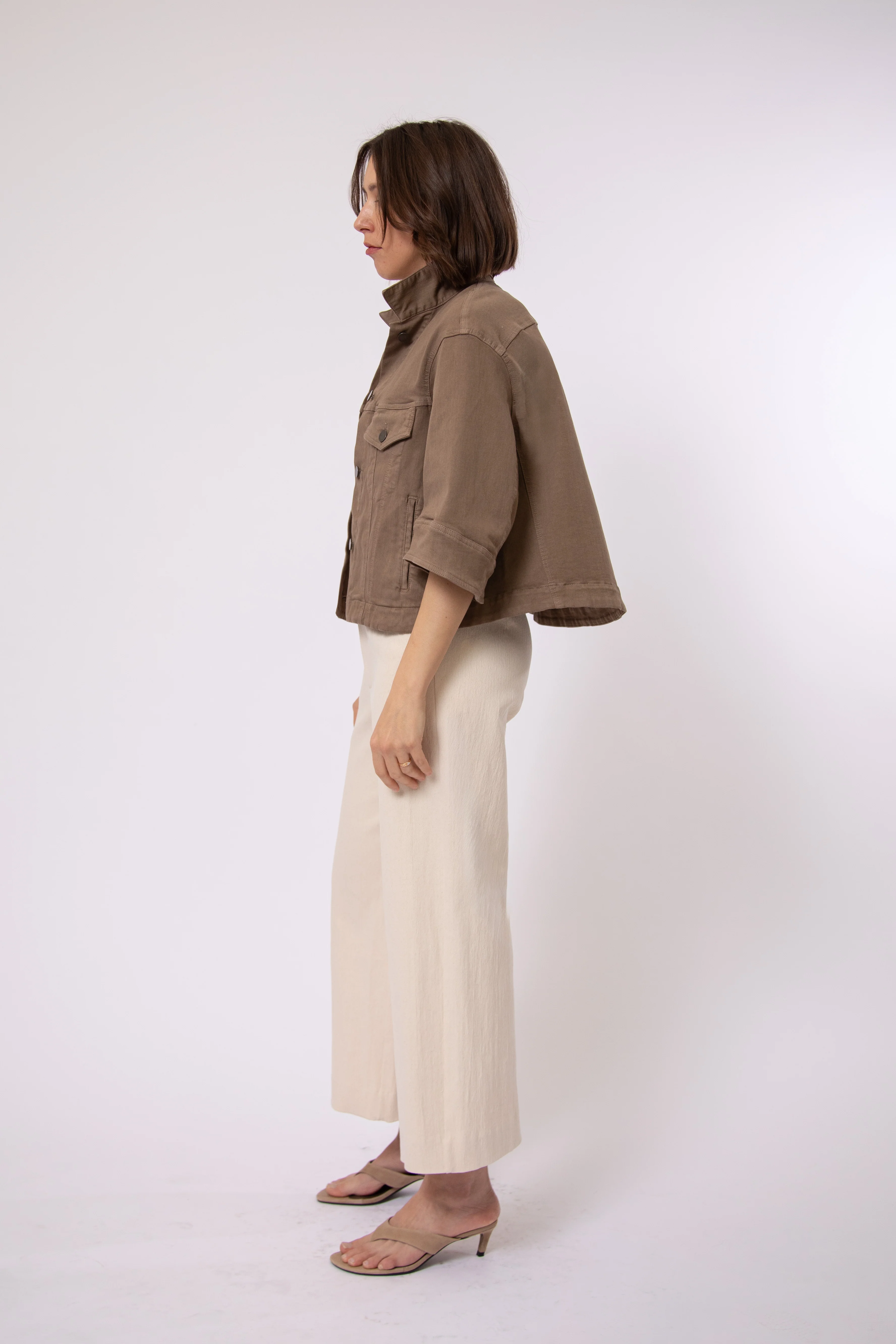 VENETO JACKET GARMENT-DYED ITALIAN STRETCH DENIM - Image 7